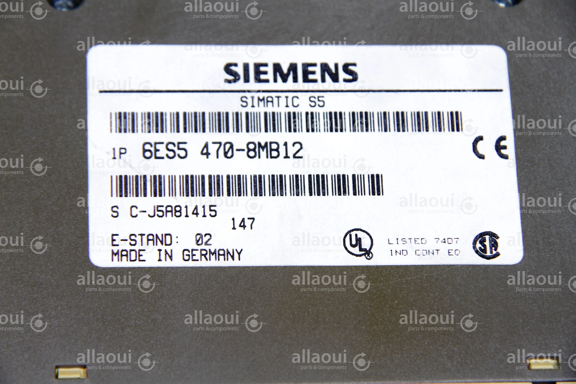 Siemens Analog Output 6ES5 470-8MB12 E-Stand:02