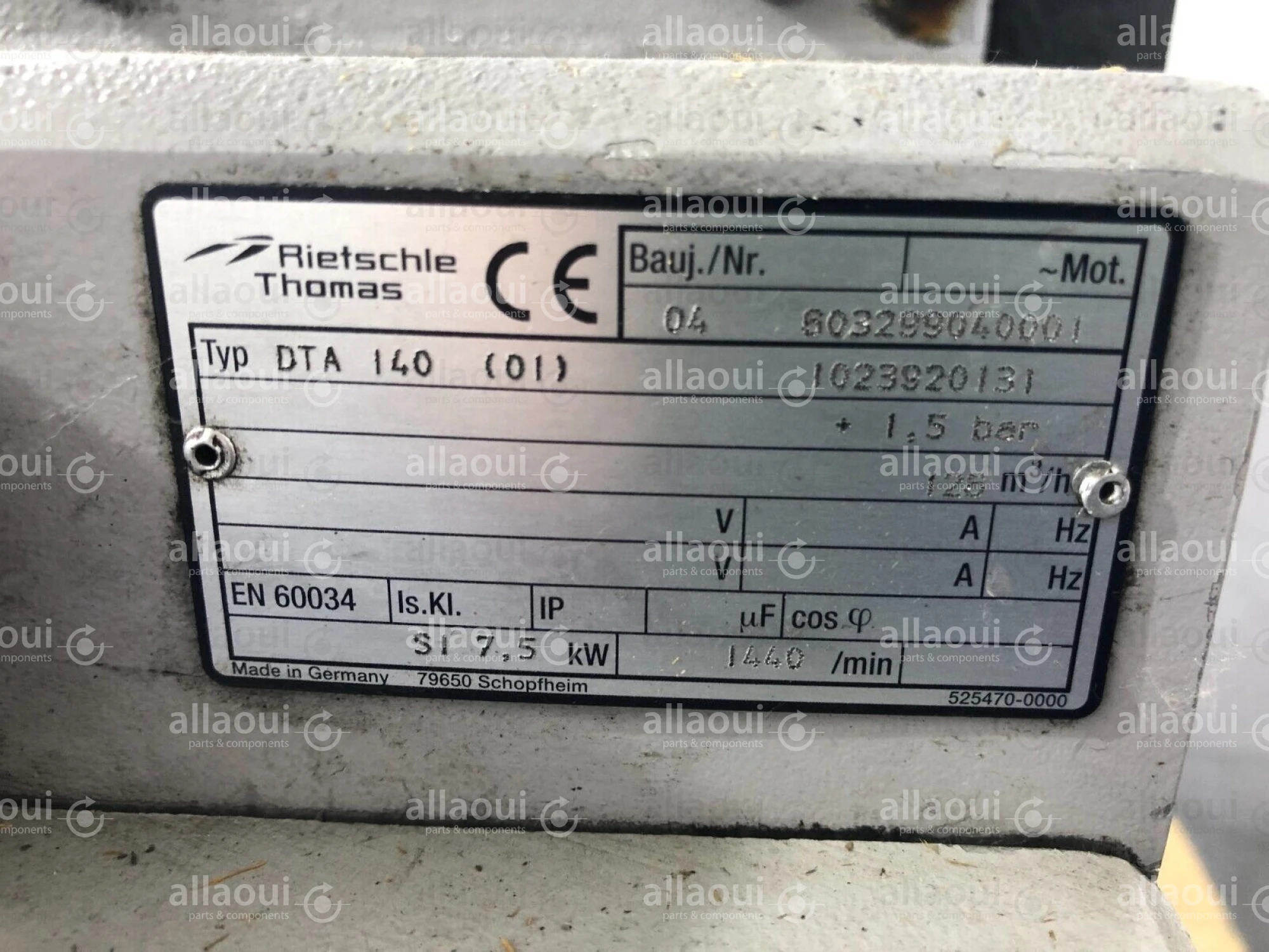Rietschle Blower DTA 140 (01