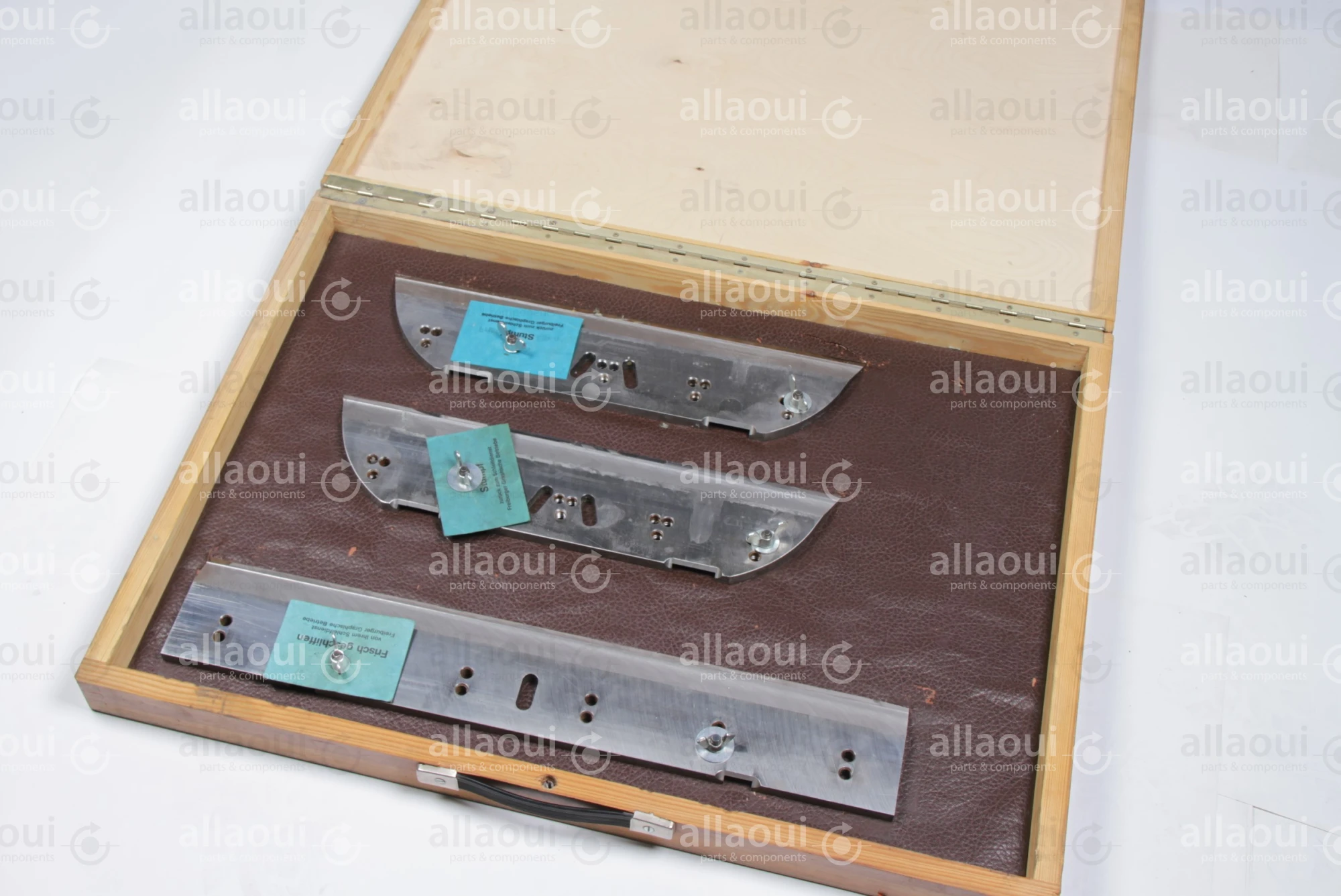 Müller Martini Orbit Knife Set incl. Box Orbit Messerset