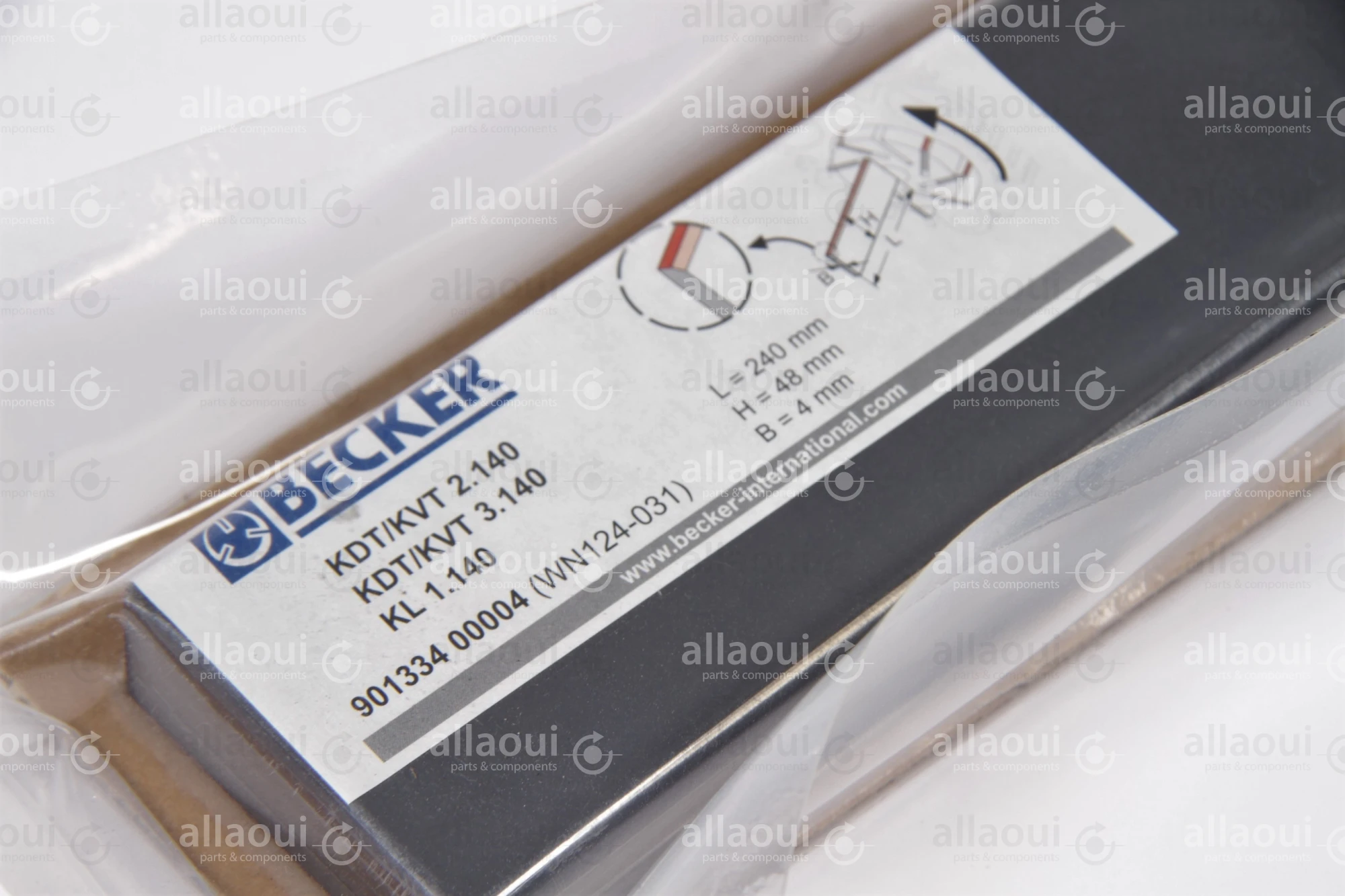 Becker Carbon Vane 901334 00004 WN124-031