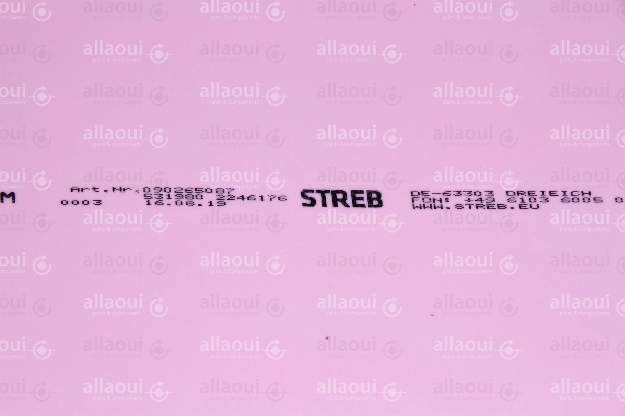 Streb Coating Polyester Plate 090265087