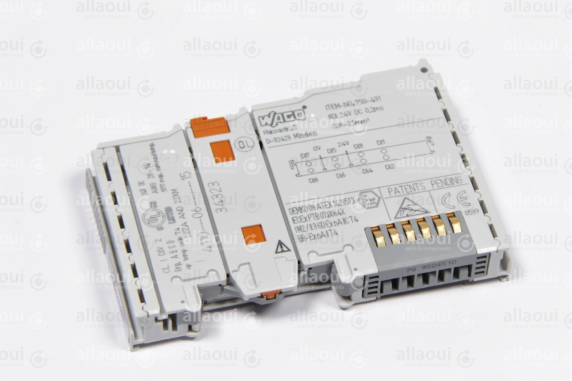 Wago 8-channel digital input 750-431