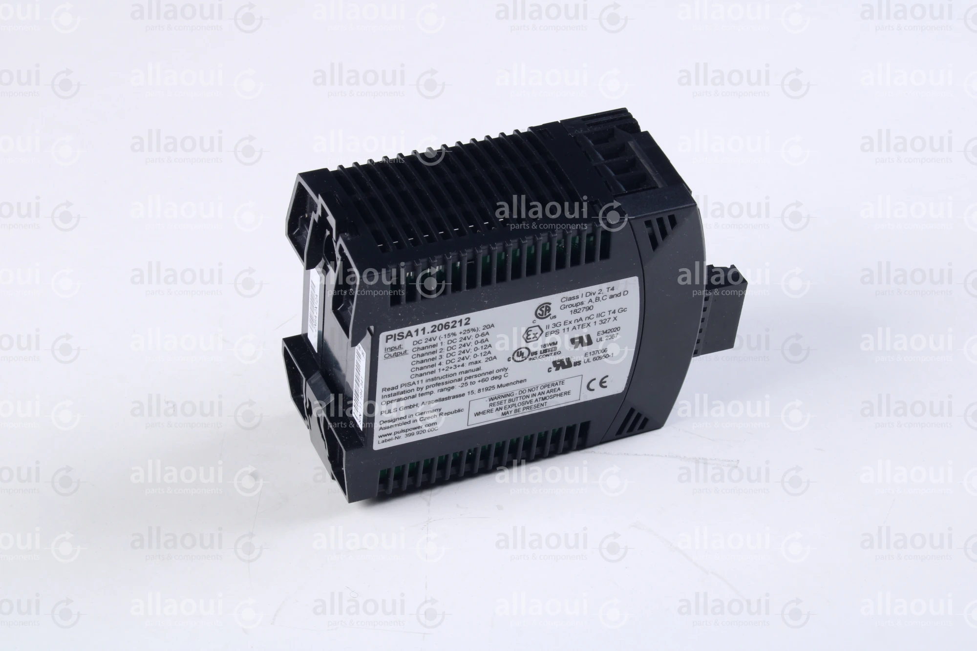 Puls 4-channel protection module (1 input + 4 outputs) with NEC Class 2 PISA 11.206212