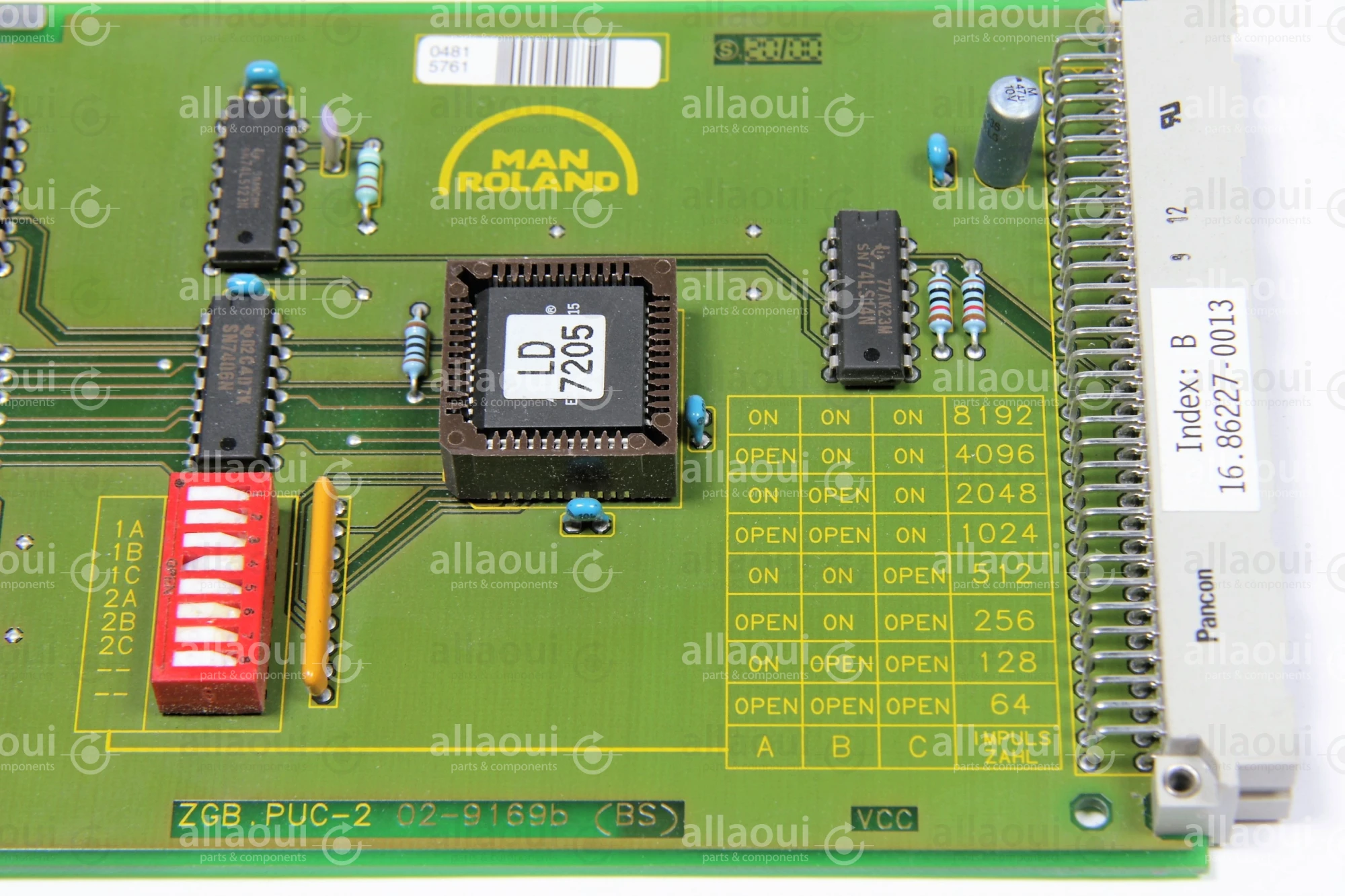 Manroland Cirucit Board 16.86227-0013 Index: B 16.86227-0013 Index: B