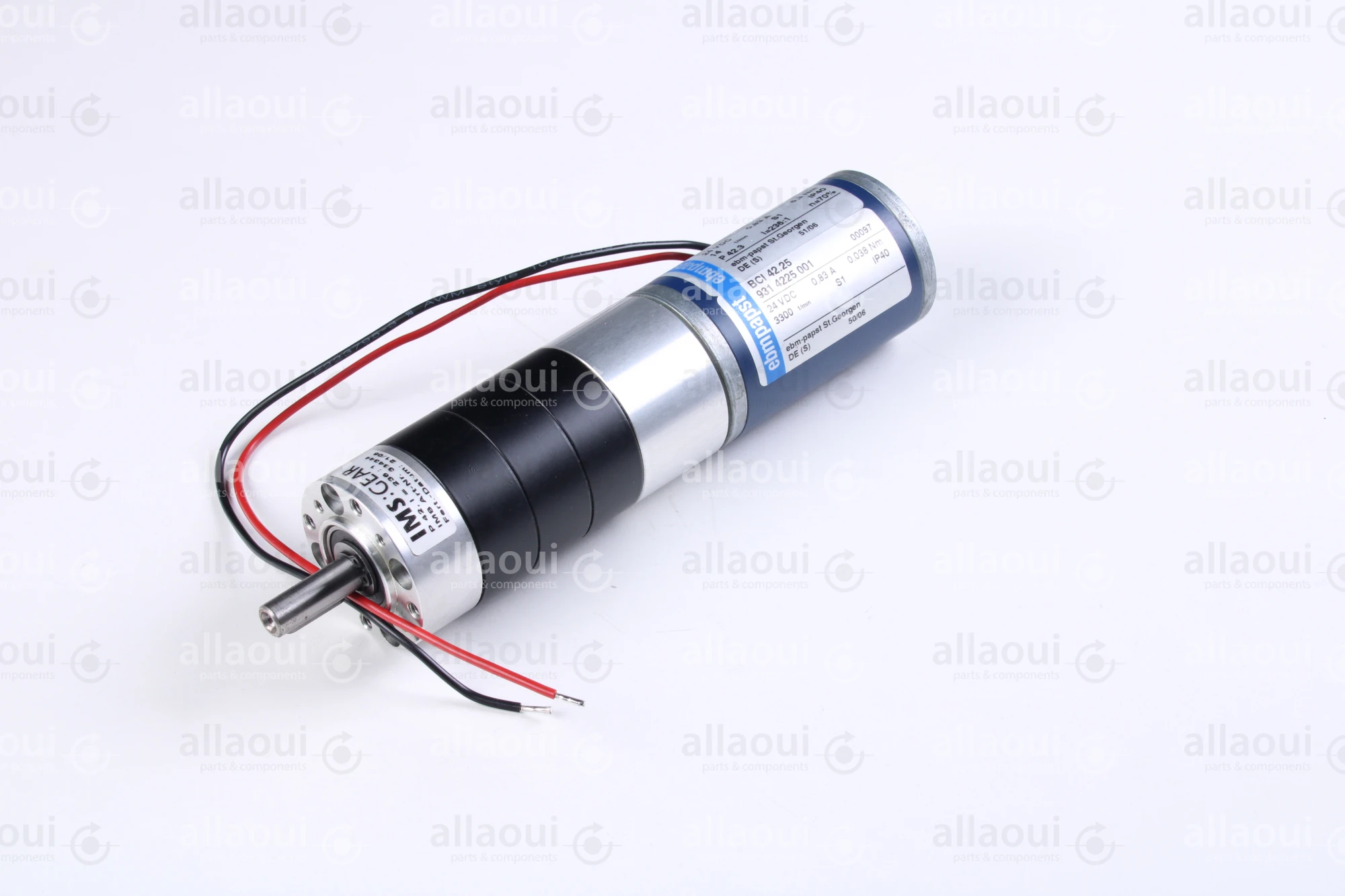 EBM PAPST Geared motor 9414225160/9314225001 24 VDC BCI 42.25