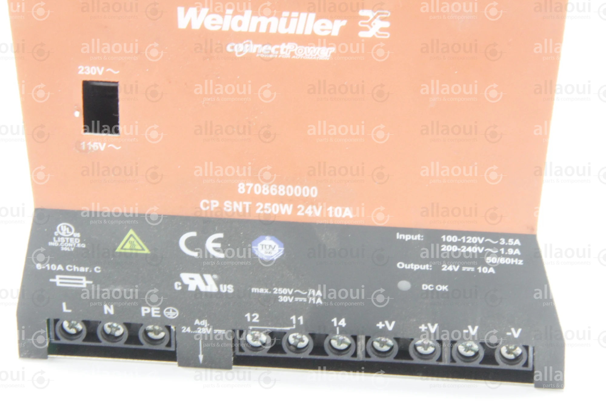 Weidmüller Connect Power CP SNT 250W 24V 10A A371E4610032879