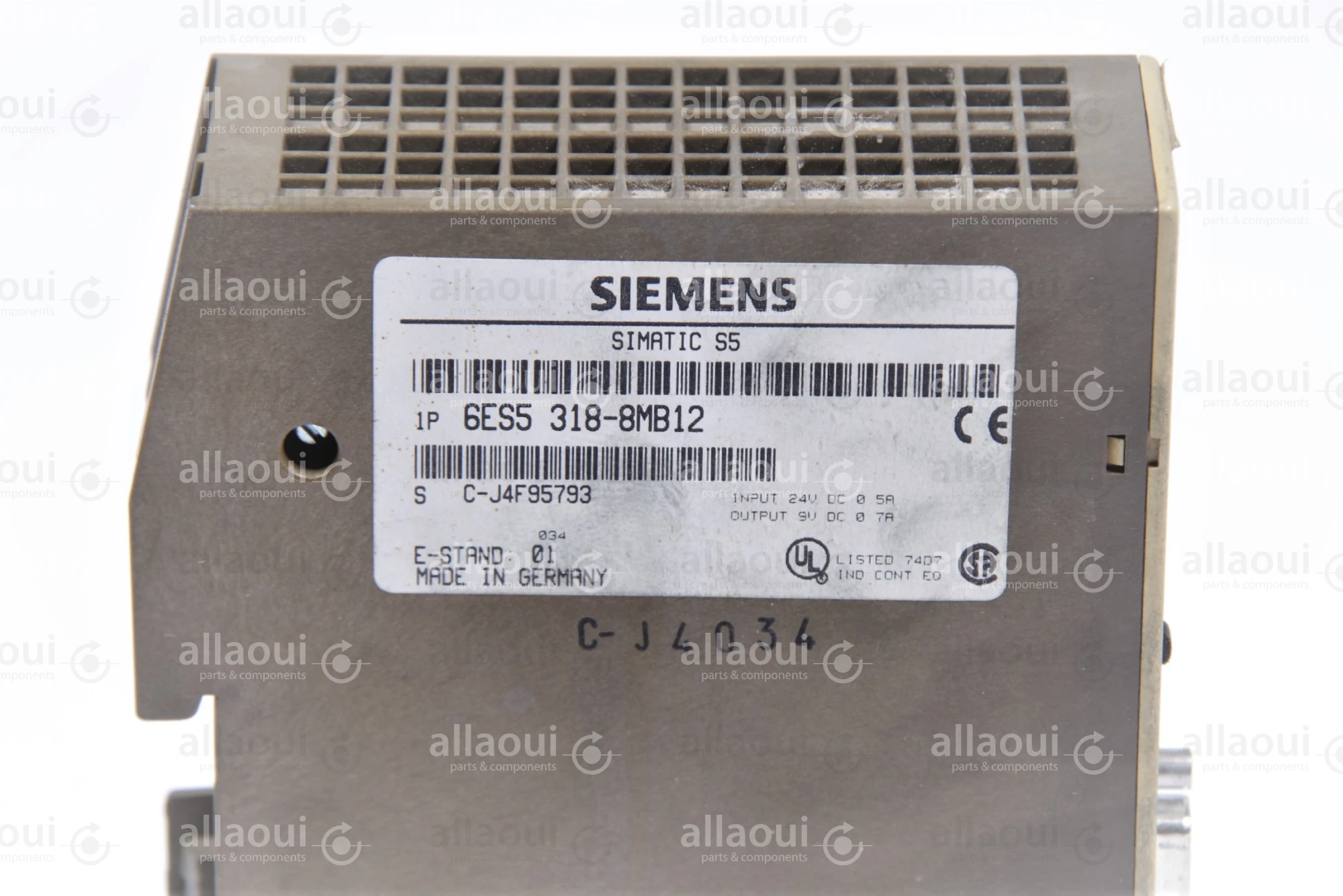 Siemens 6ES5 318-8MB12 E-Stand 01 6ES5 318-8MB12 E-Stand 01