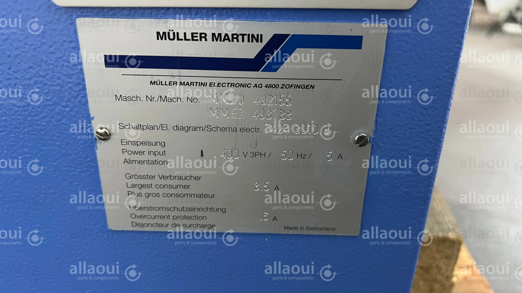 Müller Martini Stacker Pratico 7524.0402