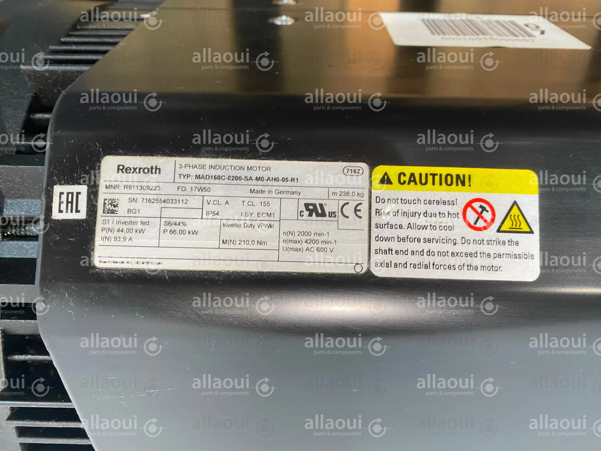 Bosch Rexroth Motor MAD160C-0200-SA-M0-AH0-05-R1