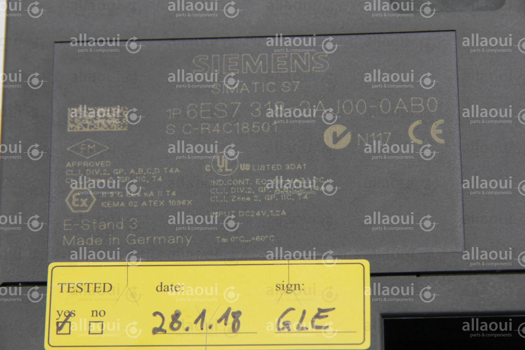 Siemens Control Unit Simatic S7-300 6ES7 318-2AJ00-0AB0