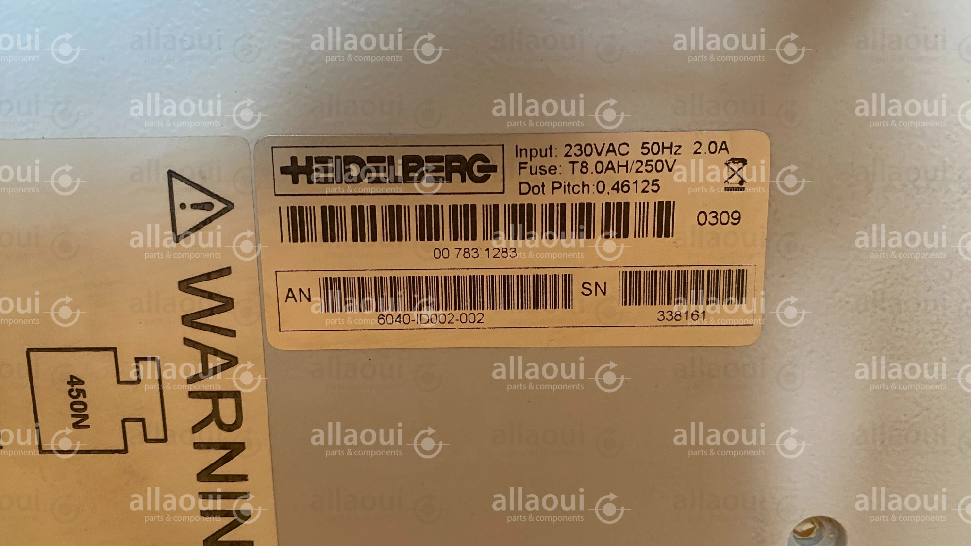 Heidelberg Wallscreen 00.783.1283