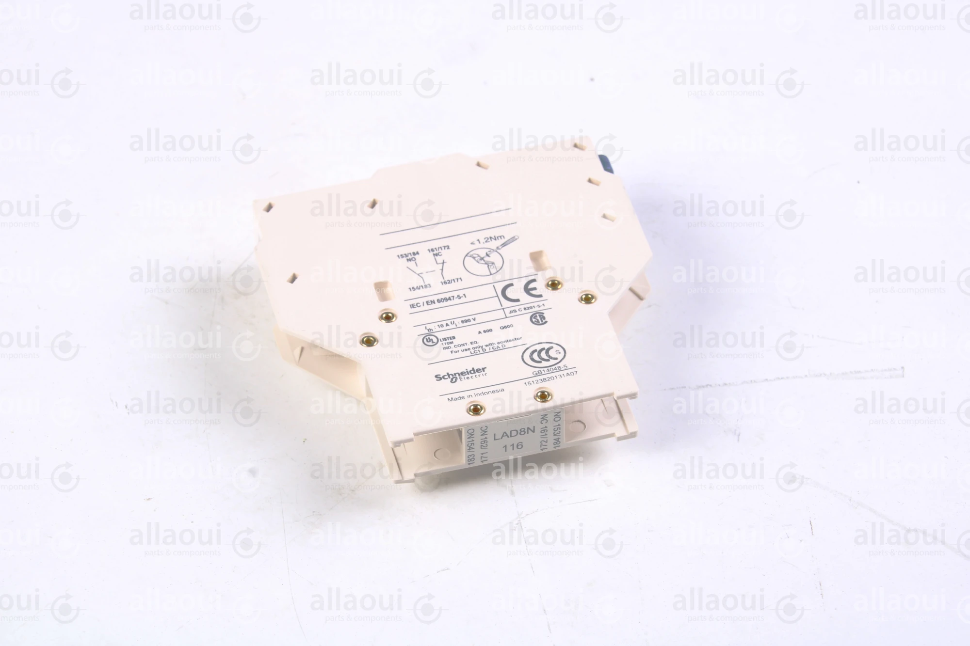 Schneider Electric Lateral Contact Block LAD8N116