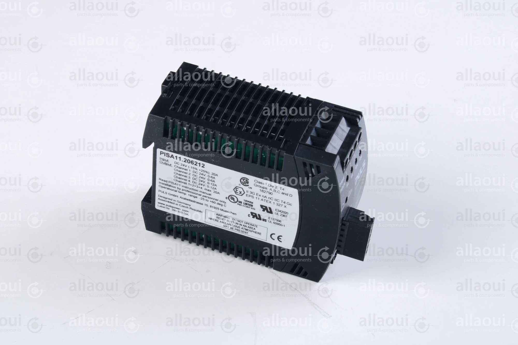 Puls 4-channel protection module (1 input + 4 outputs) with NEC Class 2 PISA 11.206212