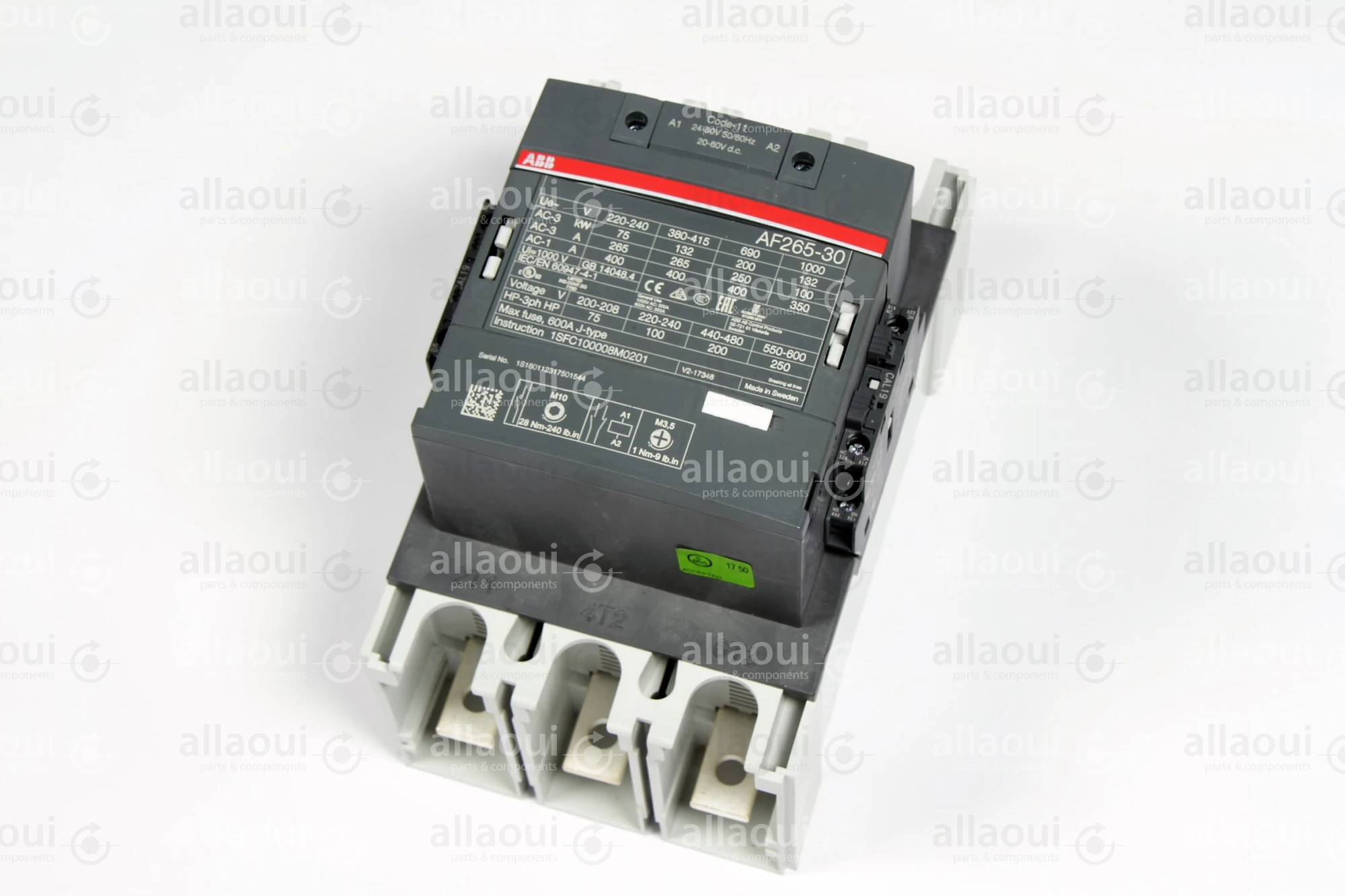 ABB Power Contactor AF265-30-22-11