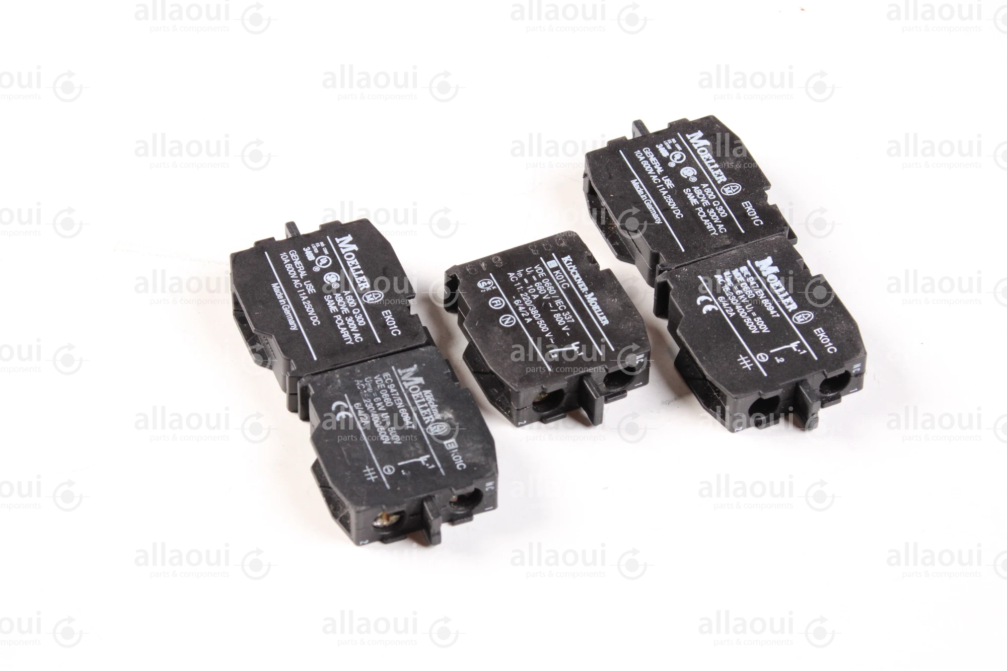 Moeller Contact element 10A 600V AC/1A 250V DC NC (5Pieces) IEC947/EN60947 5 stück