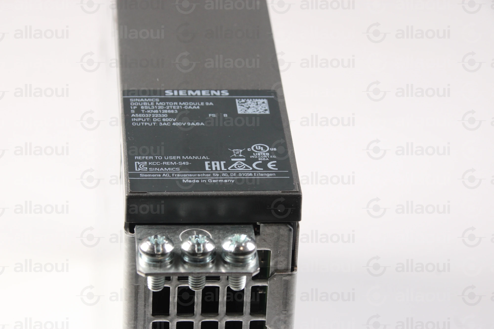 Siemens Sinamics Double Motor Module 6SL3120-2TE21-0AA3
