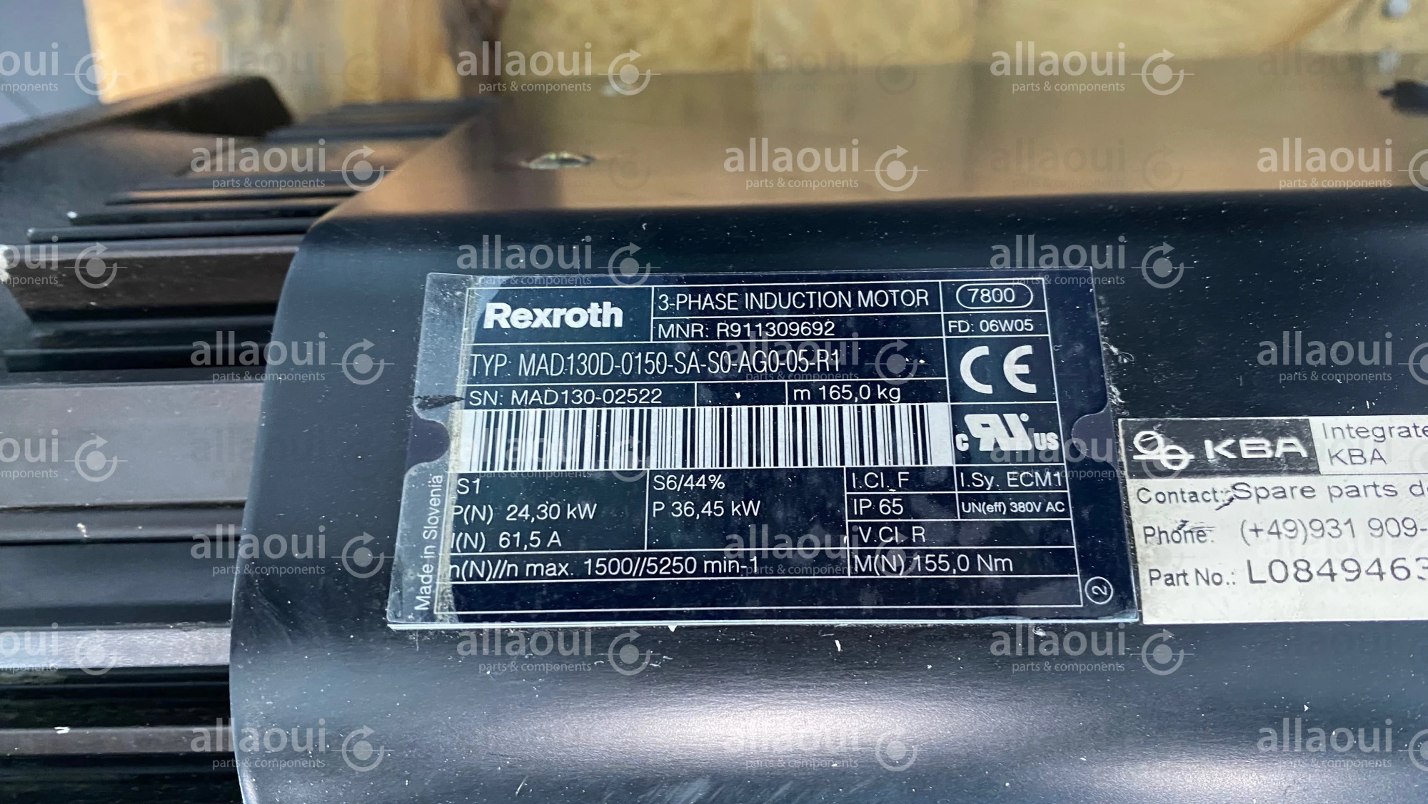 Bosch Rexroth Motor MAD130D-0150-SA-SO-AG0-05-R1