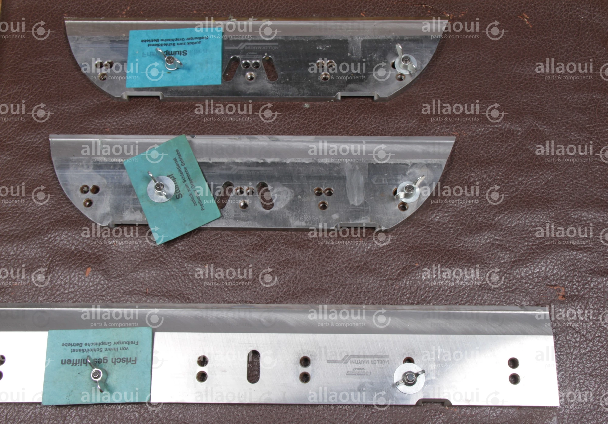 Müller Martini Orbit Knife Set incl. Box Orbit Messerset