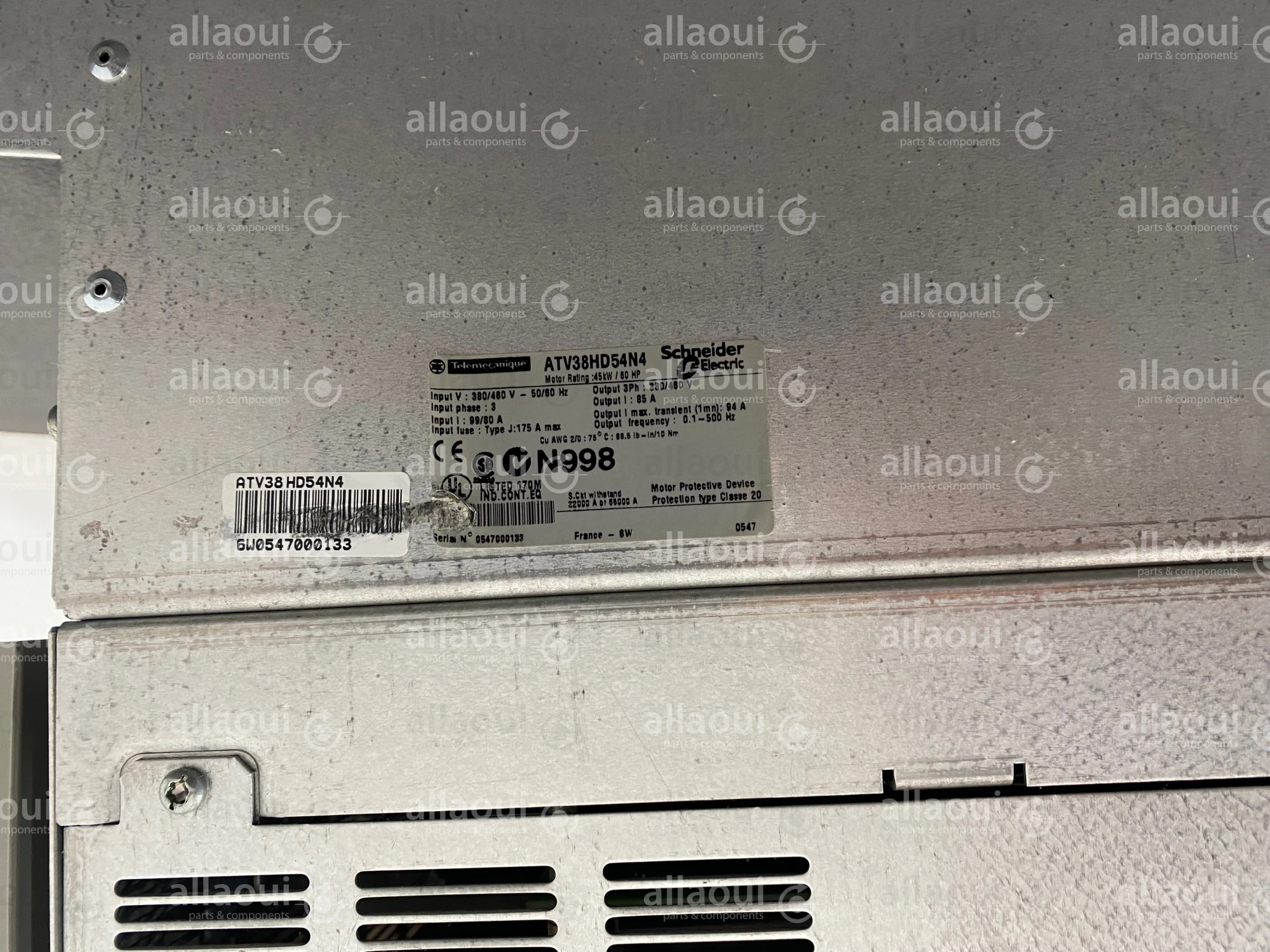 Telemecanique Frequenzy Converter ATV38HD54N4