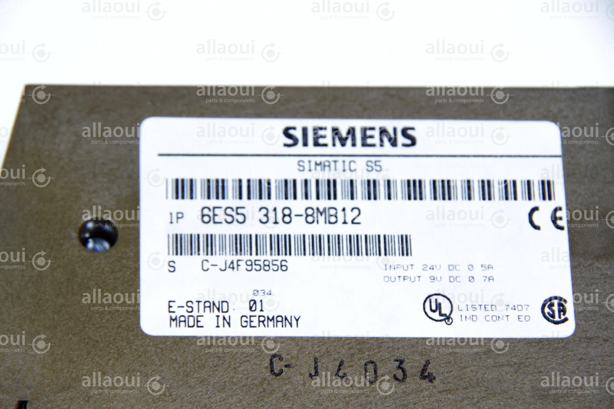 Siemens 6ES5 318-8MB12 6ES5 318-8MB12