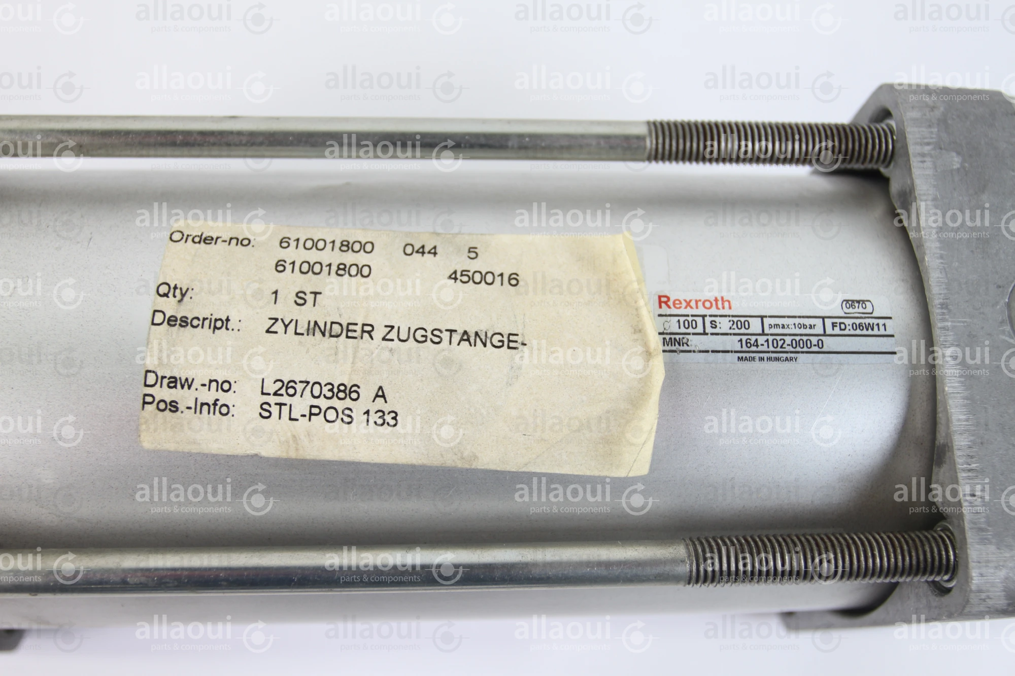 Norgren Pneumatic Cylinder 162-102-000-00