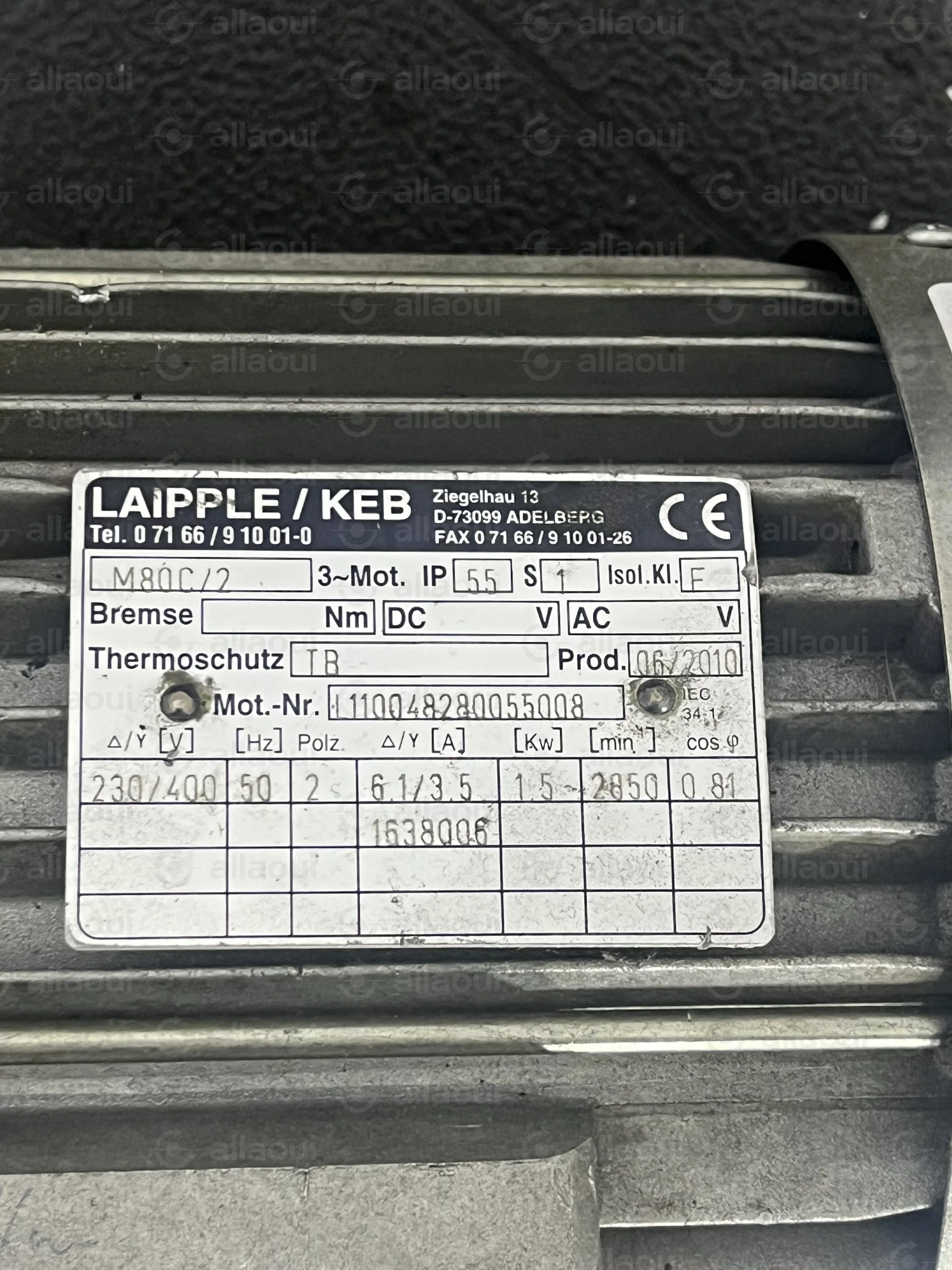 Laipple/ Keb Motor M80C/2