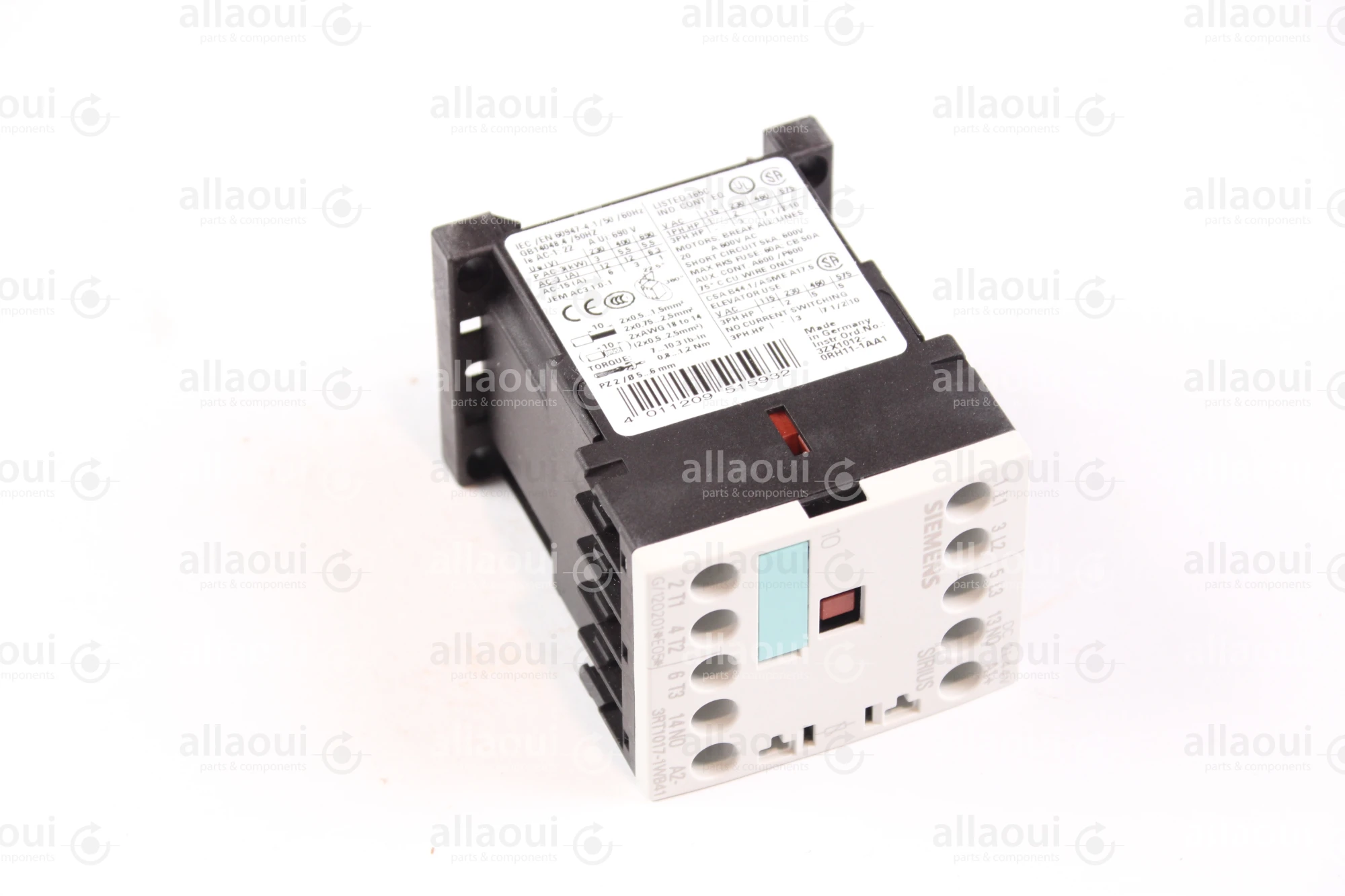 Siemens Power Contactor 3RT1017-1WB41