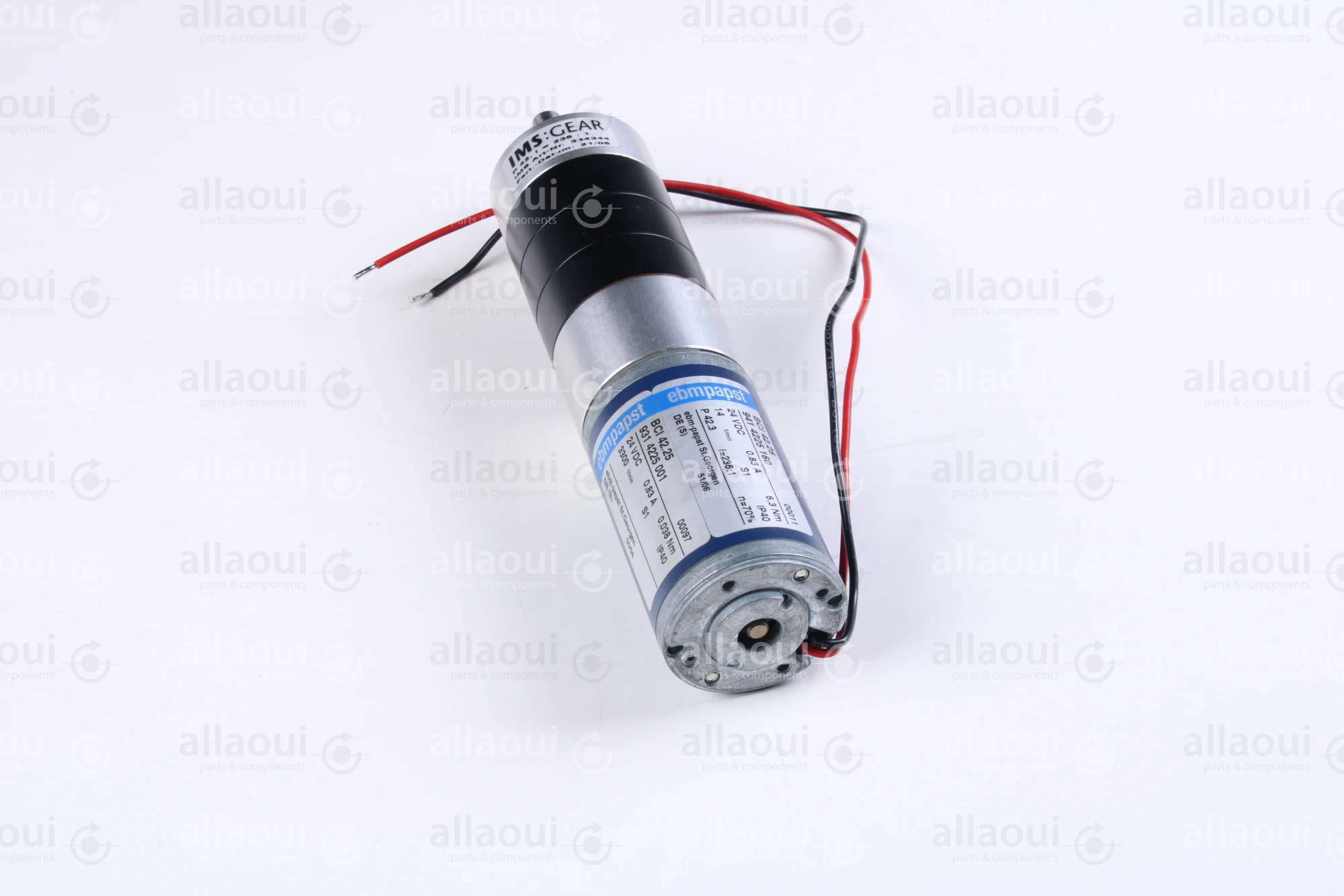 EBM PAPST Geared motor 9414225160/9314225001 24 VDC BCI 42.25