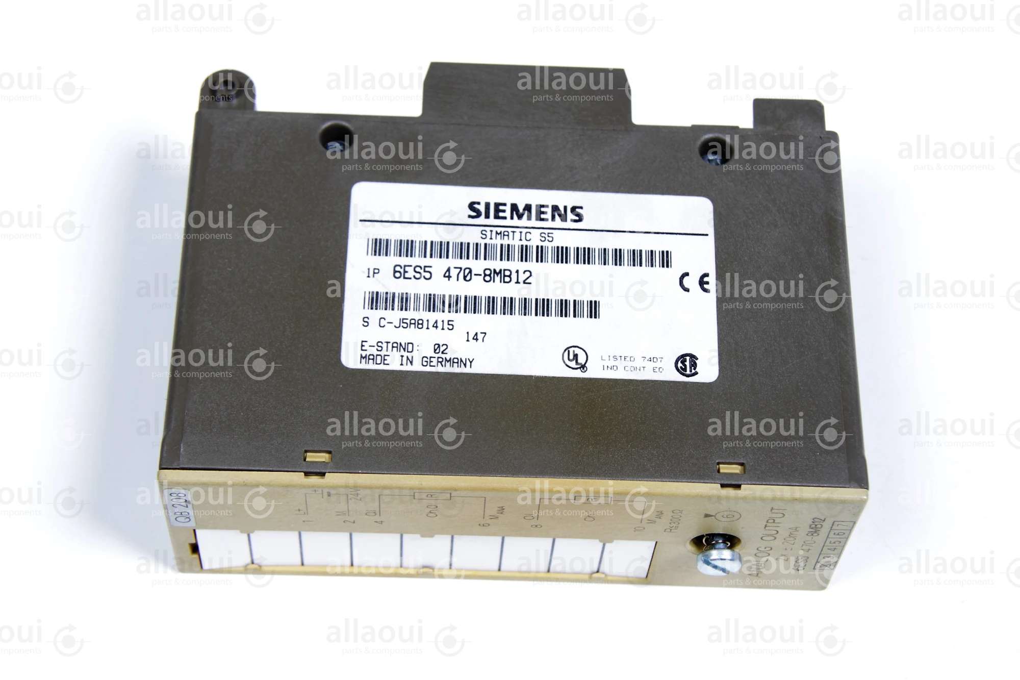 Siemens Analog Output 6ES5 470-8MB12 E-Stand:02
