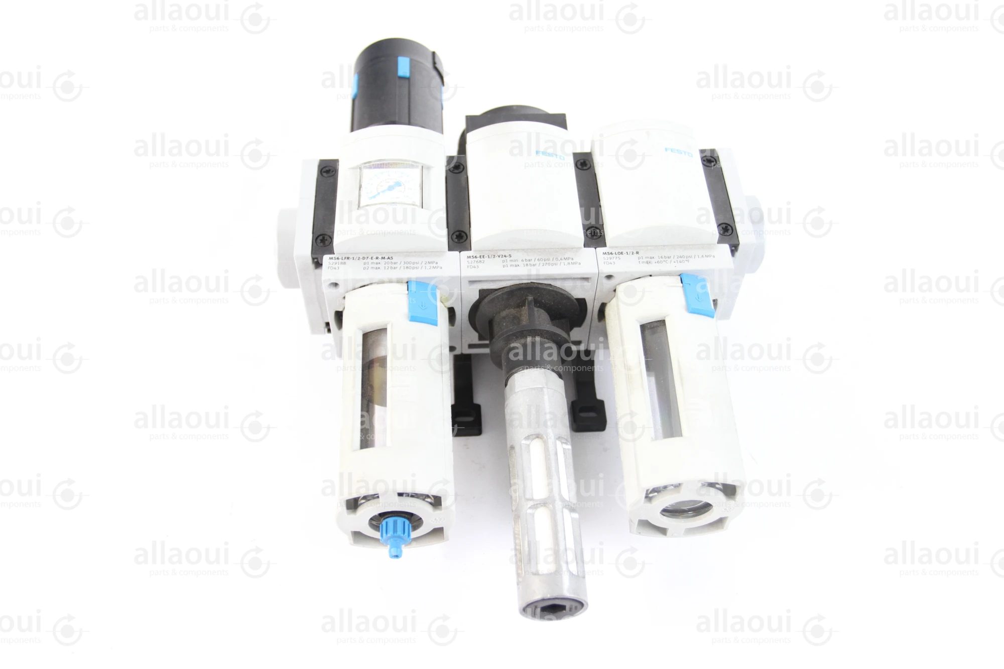 Festo Pneumatic Control MS6-LFT-1/2-D7-E-R-M-AS - MS6-EE-1/2-V24-S -MS6-LOE-1/2-R