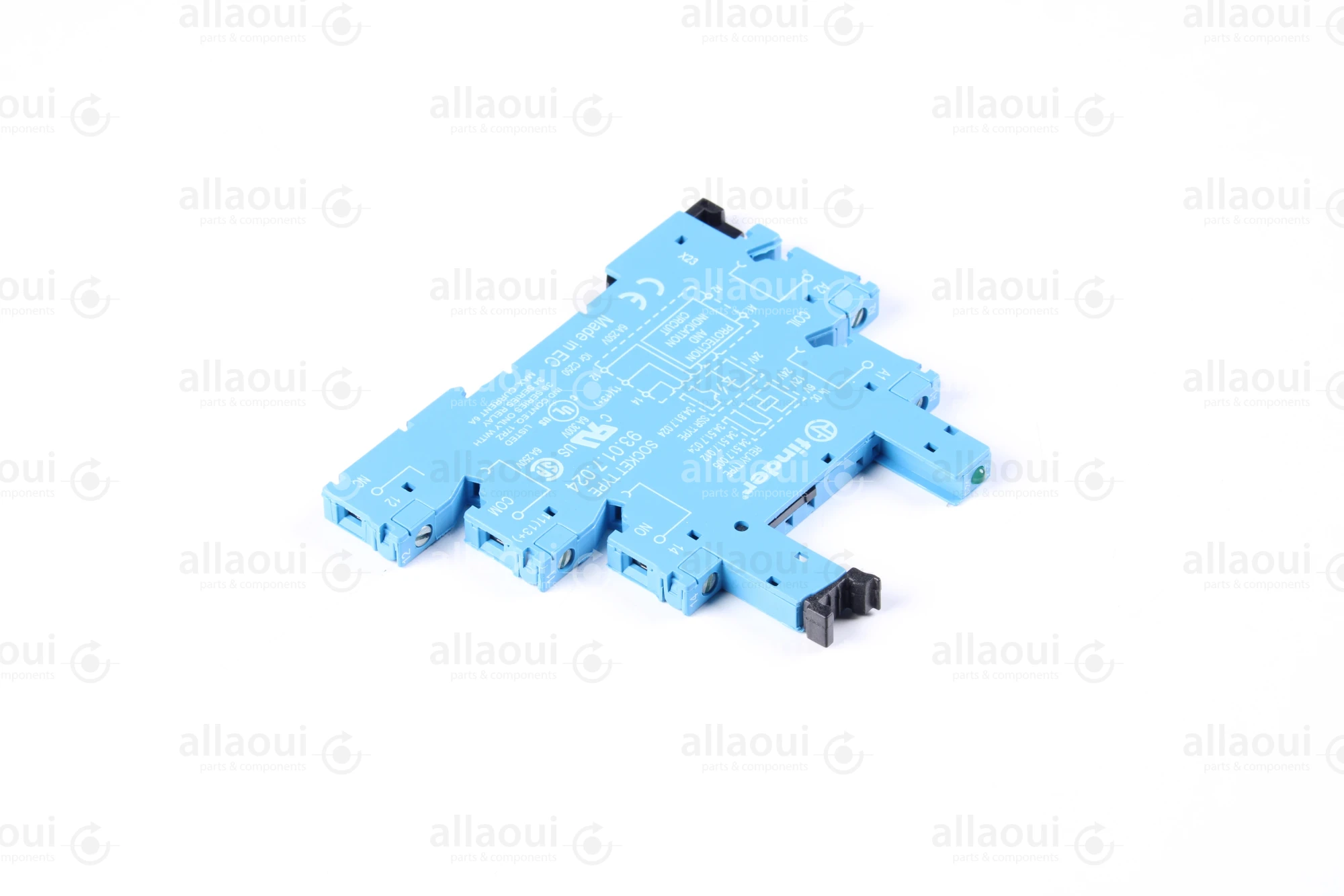 Finder Relay socket with retaining bracket 93.01.7.024