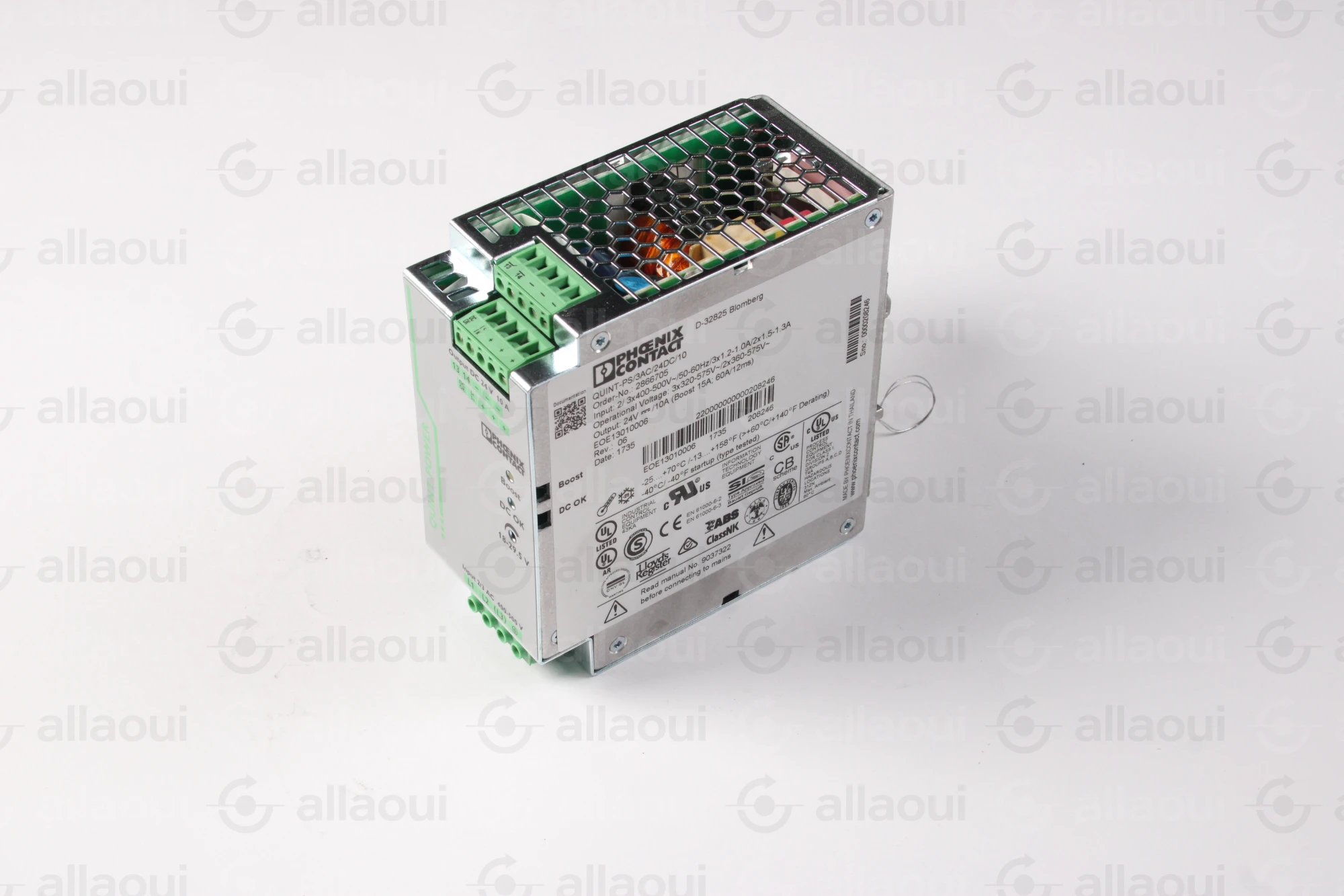 Phoenix Contact Power Supply QUINT-PS/3AC/24DC/10