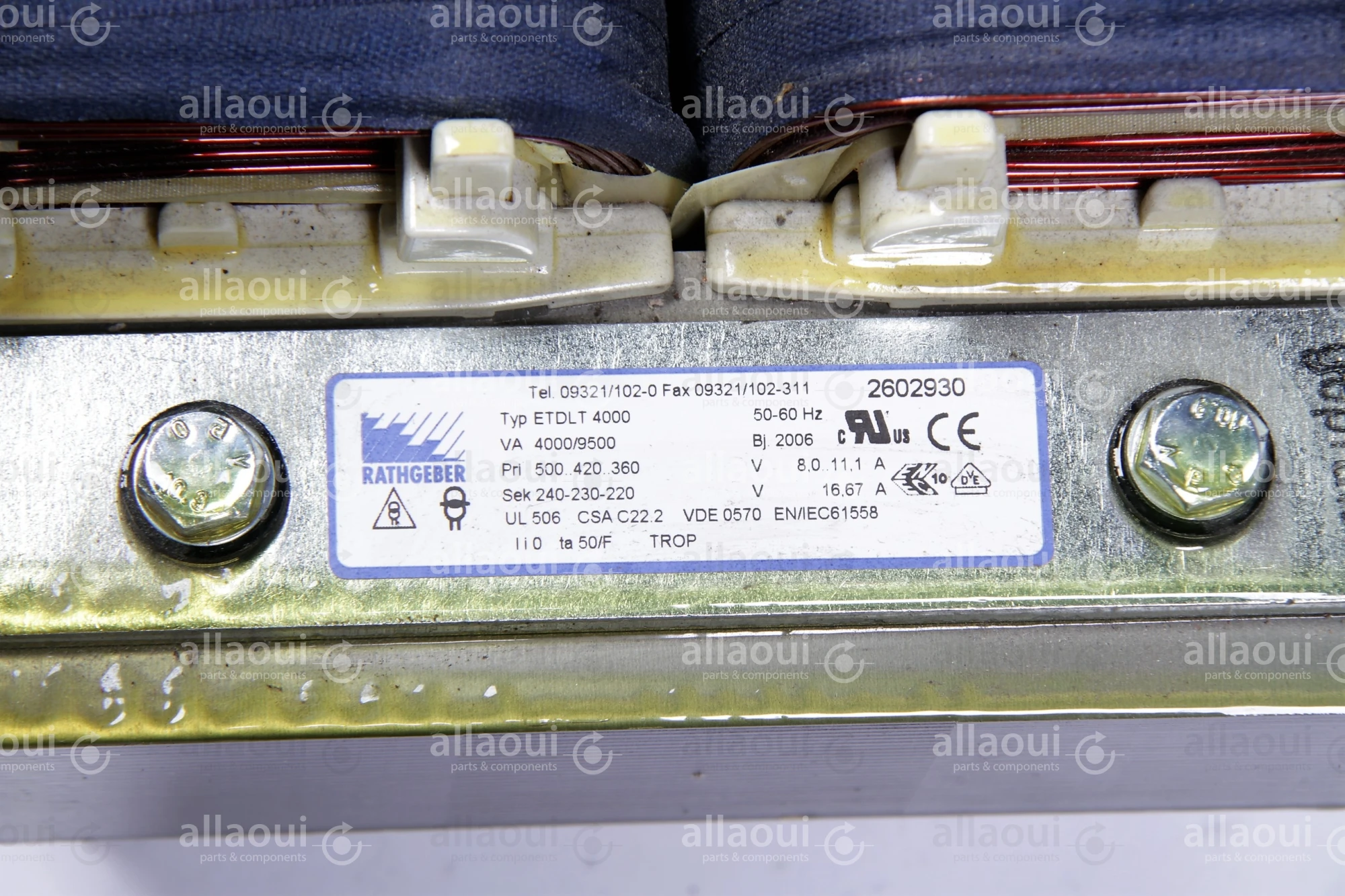 Koenig & Bauer (KBA) Transformator L0848121