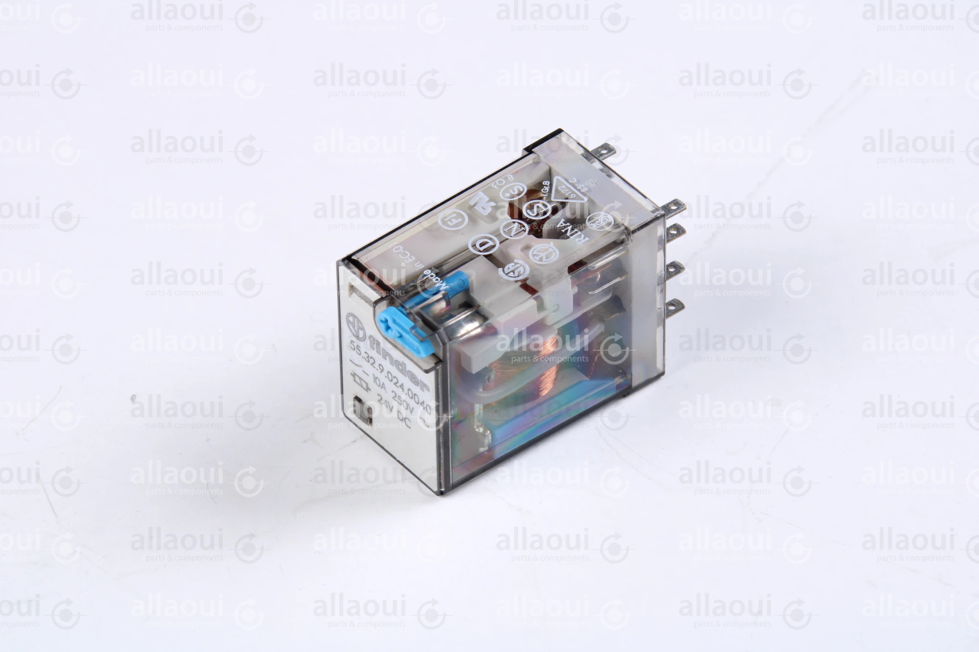 Finder Plug-in relay 24 V/DC 10 A 55.32.9.024.0040