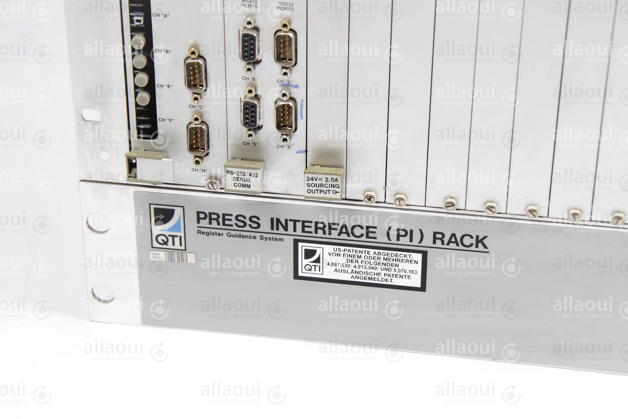 QuadTech Quad Tech QTi Press Interface (PI) Rack Press Interface (PI) Rack