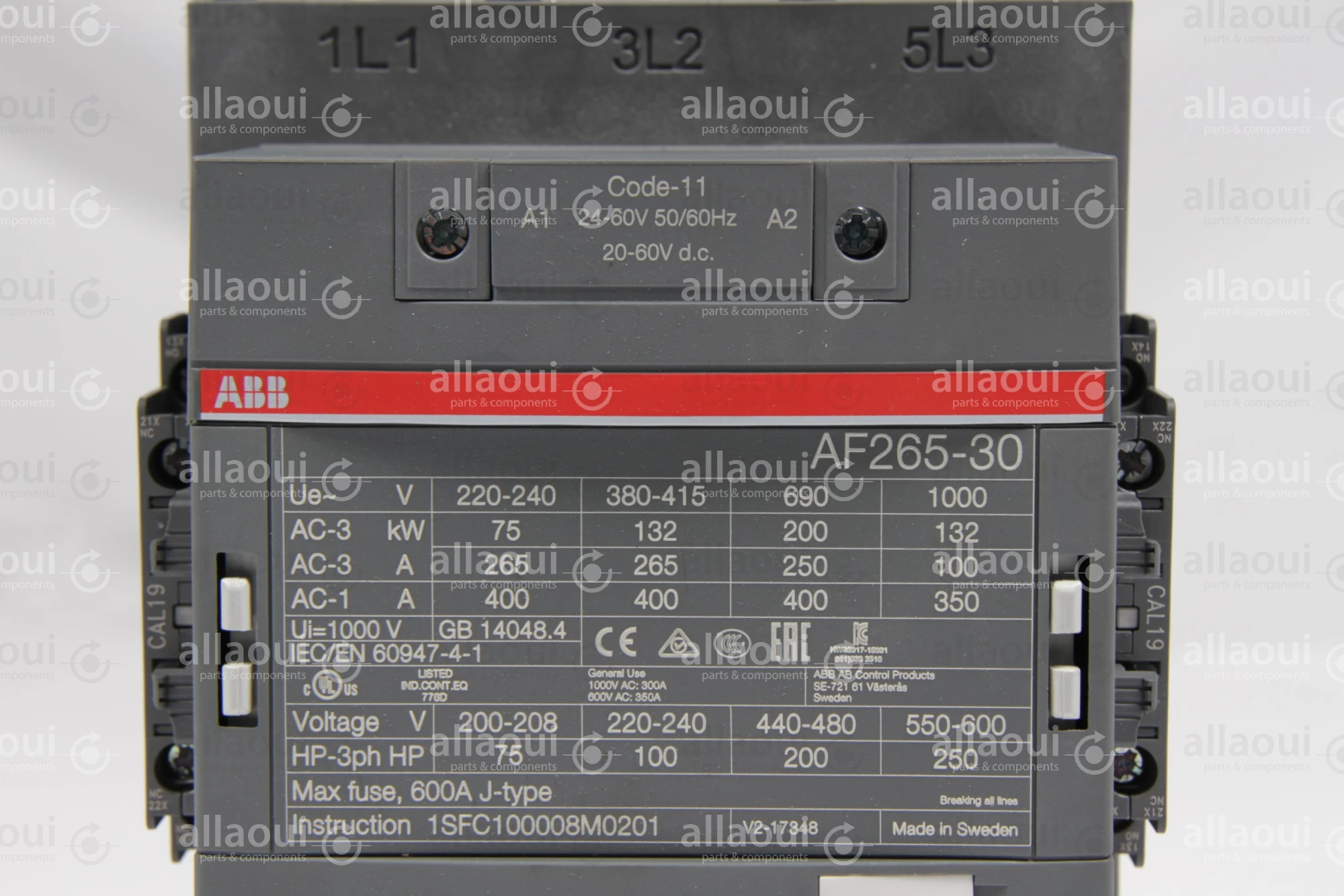 ABB Power Contactor AF265-30-22-11
