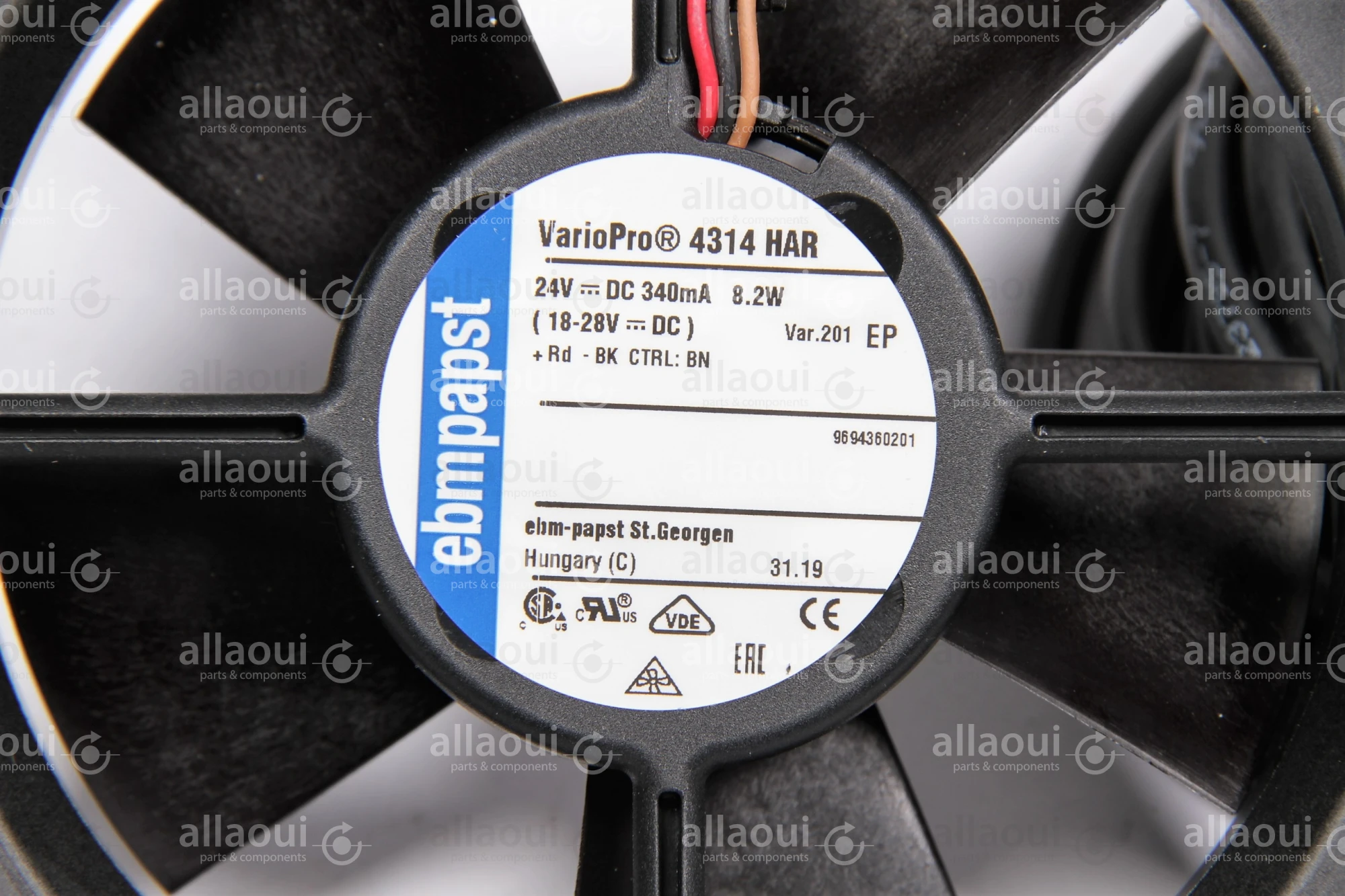 EBM PAPST Axial Fan 4314 HAR Var:201