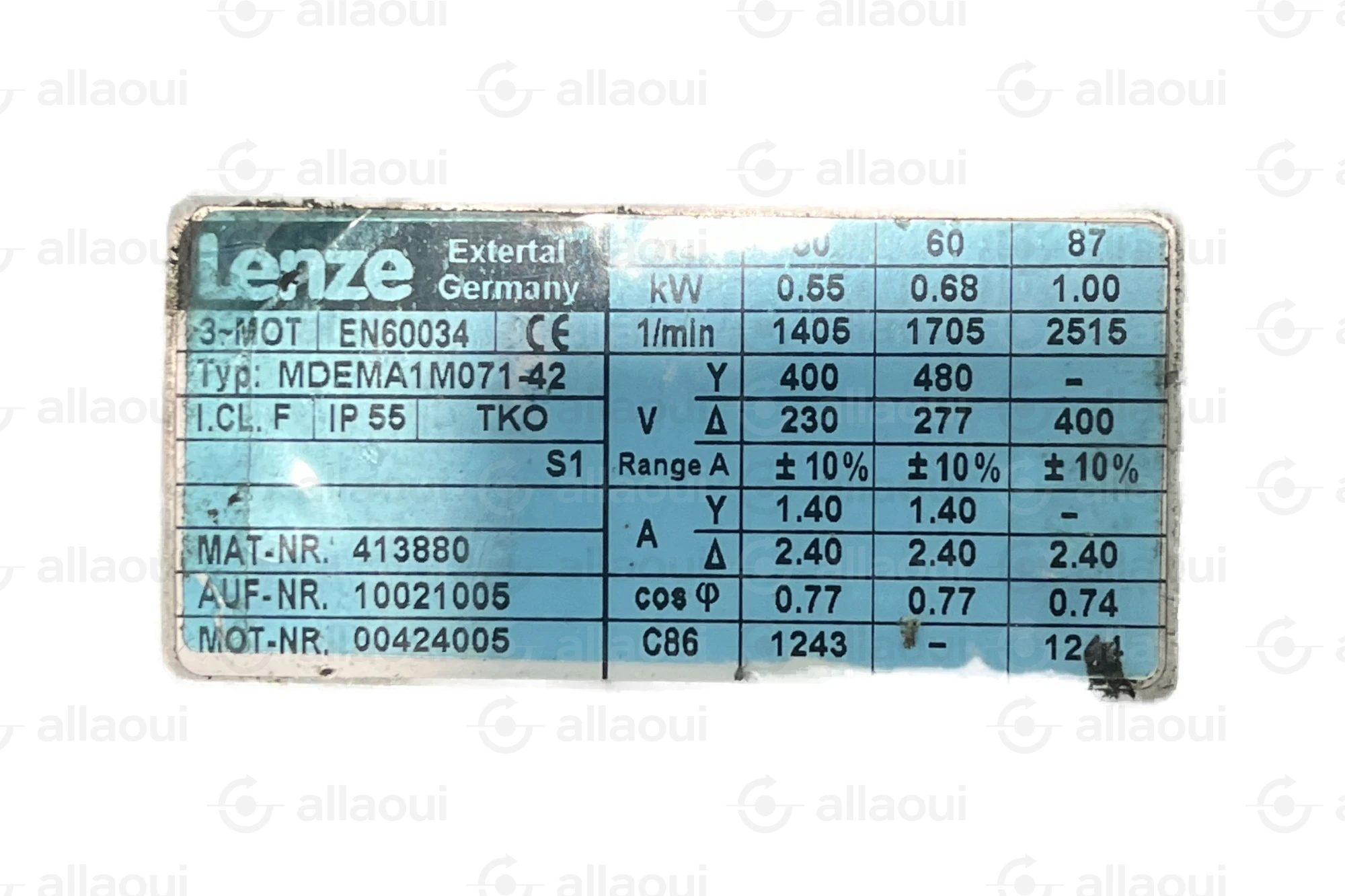 Lenze Motor MDEMA1M071-42