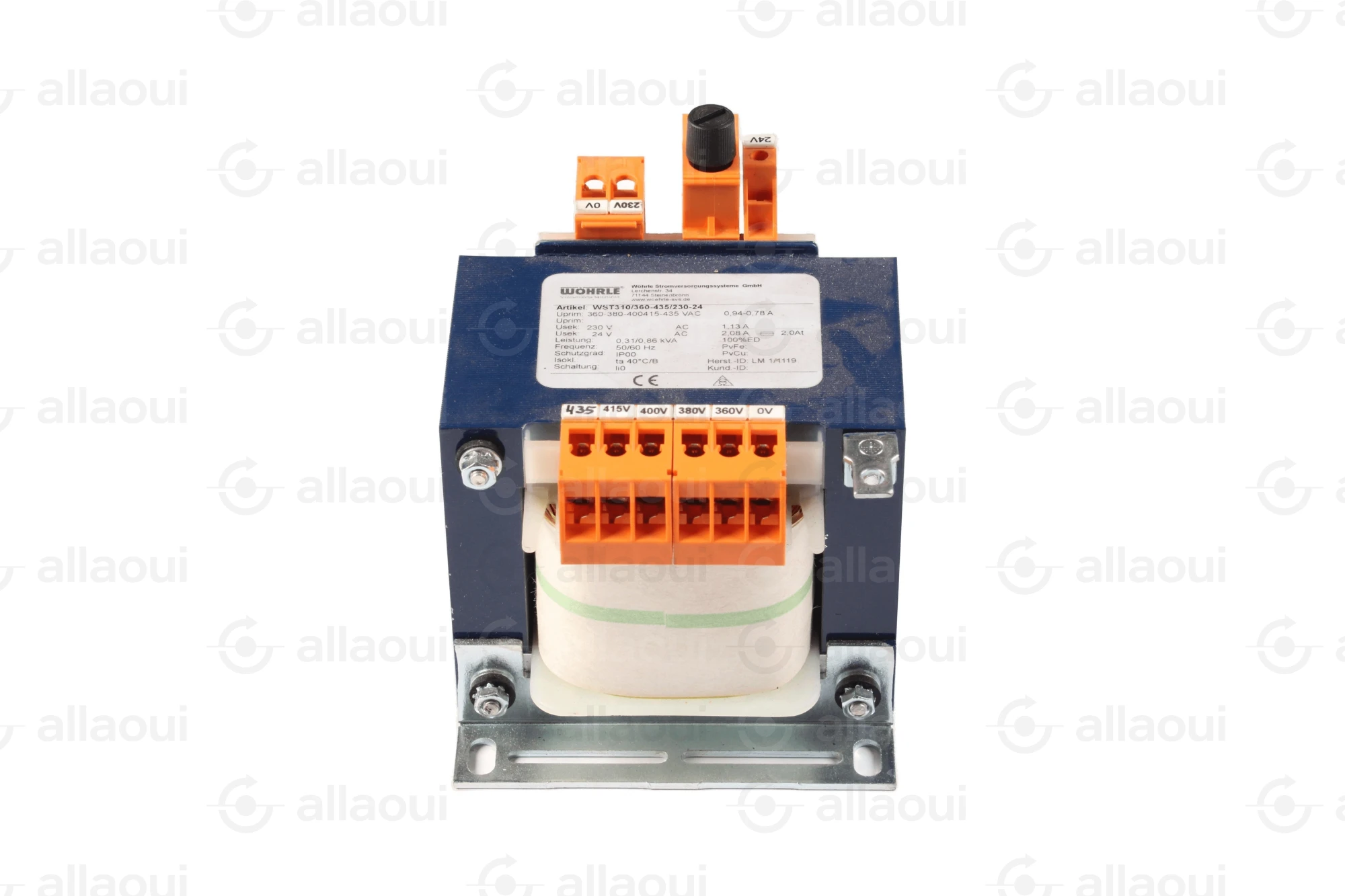 Wöhrle control transformer WST310/360-435/230-24