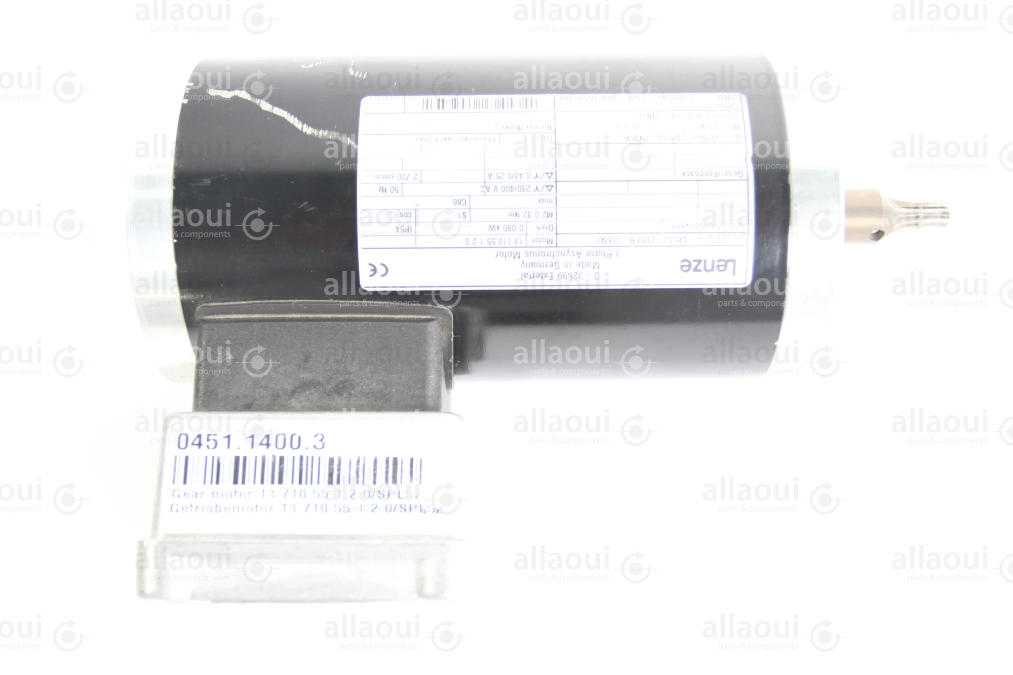 Lenze Gear motor without frontal attachment SPL52-2UVCR-056N21 Lenze Gear motor without frontal attachment SPL52-2UVCR-056N21