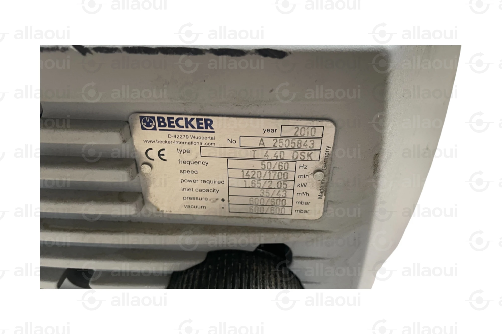 Becker Vacuum Pump T 4.40 DSK