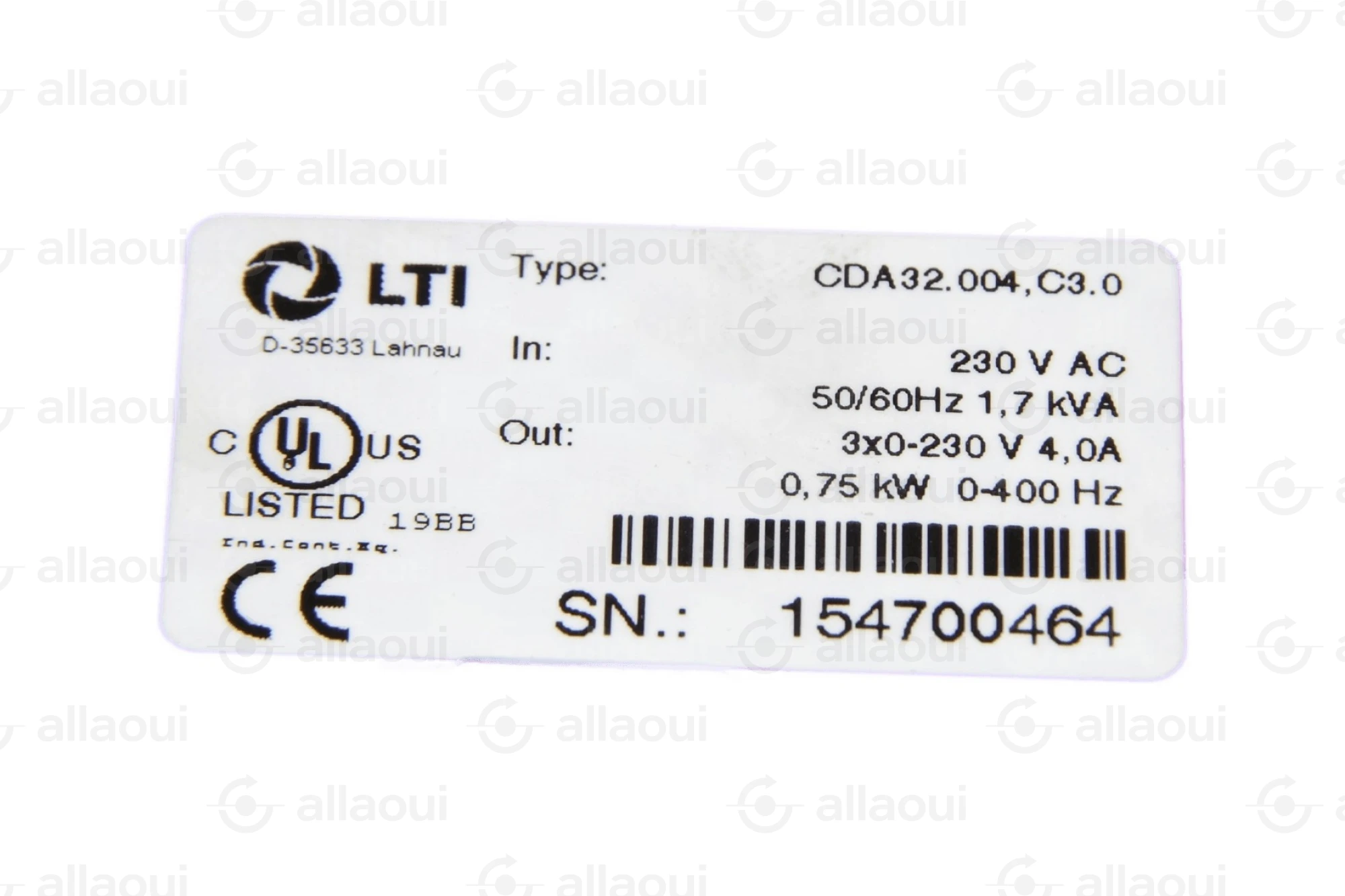 LTI Motion Frequency Converter CDA32.004
