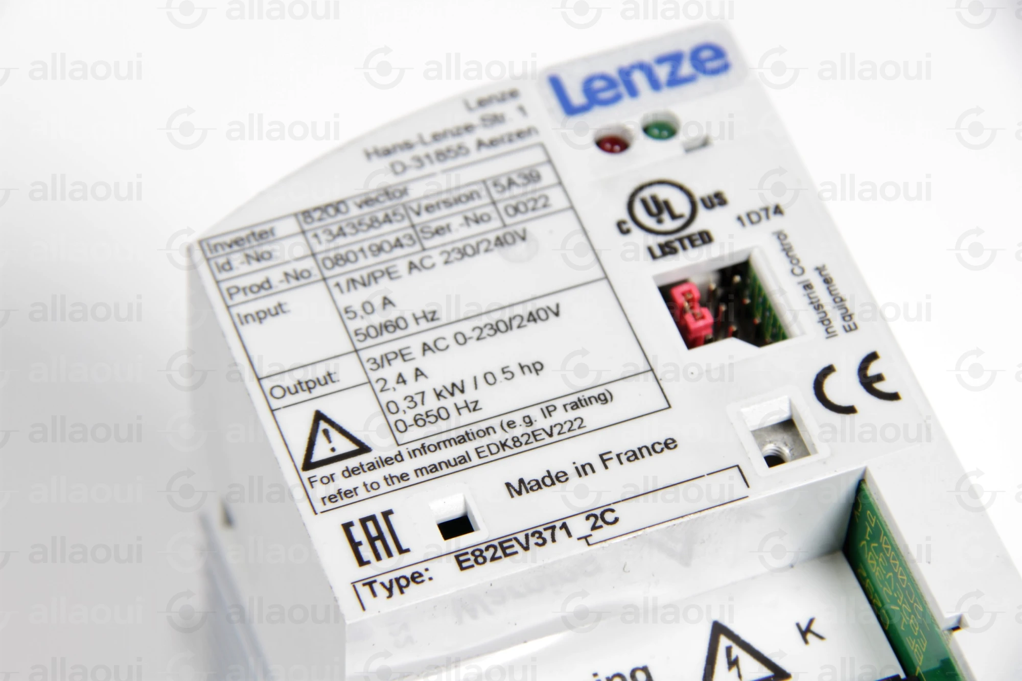 Lenze Frequency Converter 8200 Vector E82EV371_2C