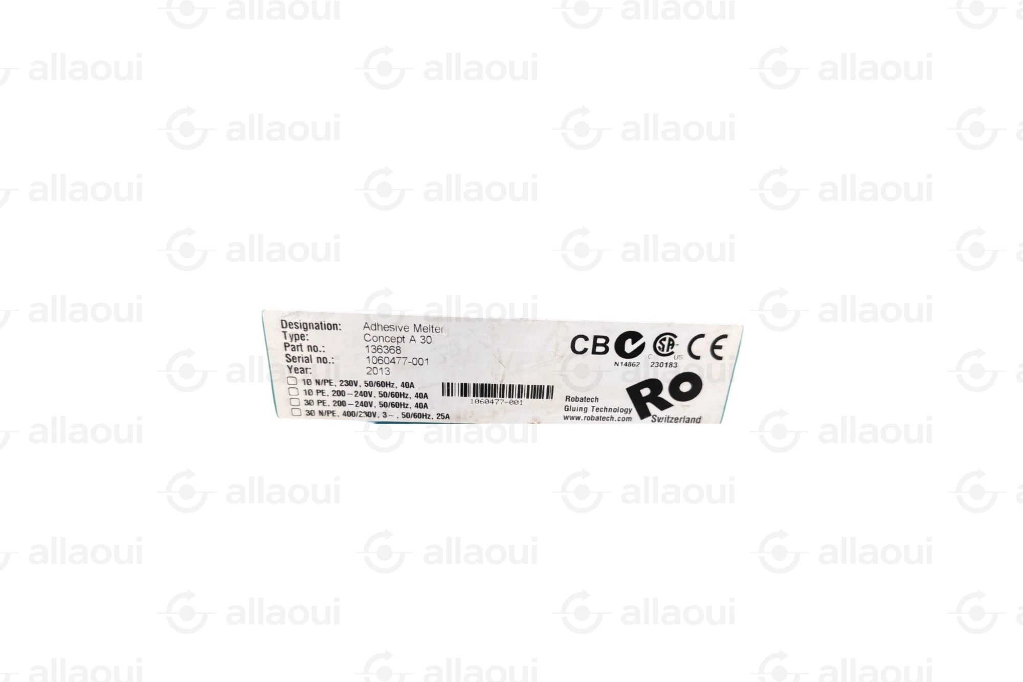 Robatech Premelter Concept A30 136368