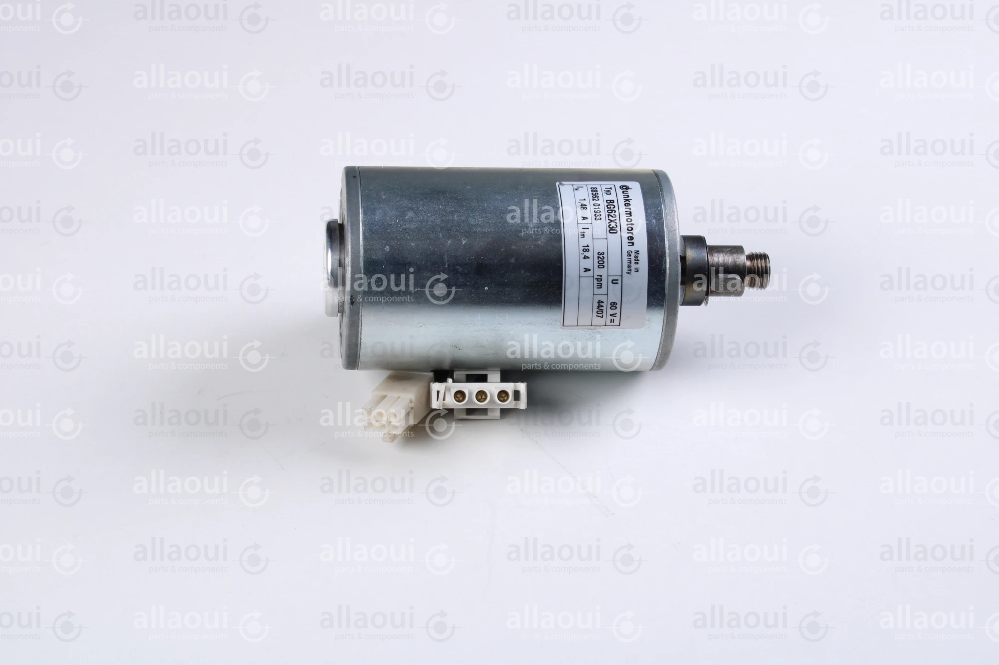 Dunkermotoren Motor type BG62X30 60V 3200 rpm 88562 01933